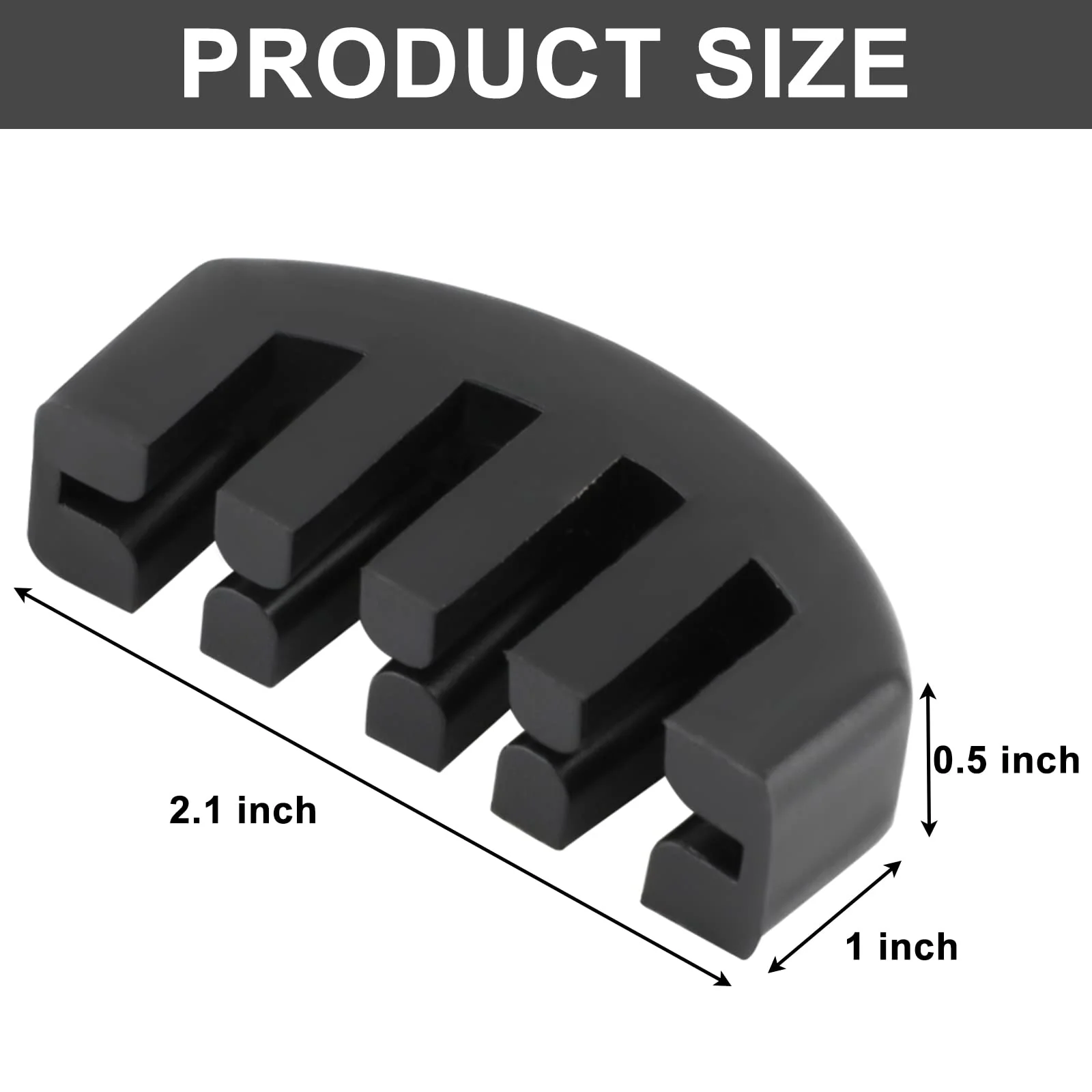 Rubber Violin Practice Mute Set, 10 Pack Round Tourte Style Mute for Violin and Small Viola & 2 Pack Claw Style 4/4 Violin Practice Mute,Ultra Practice Silencer(Black) Full Size Violin Mute Set1 - Image 2