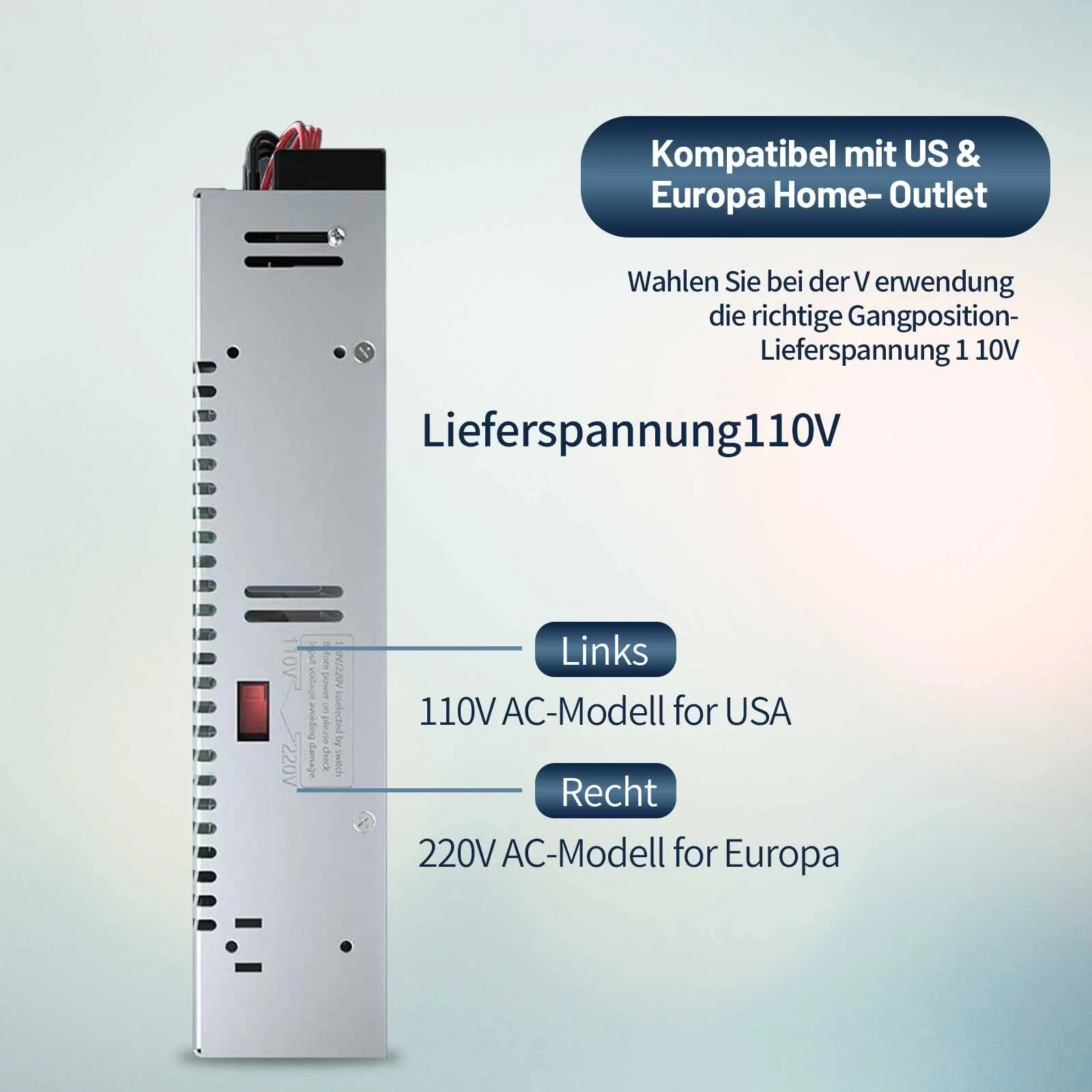 RUIZHI 12V 30A Power Supply Switching Power Supply, DC 360W Adapter Transformer Universal Regulated Switching for LED Strips, 3D Printer, Radio, Computer Project - Image 3