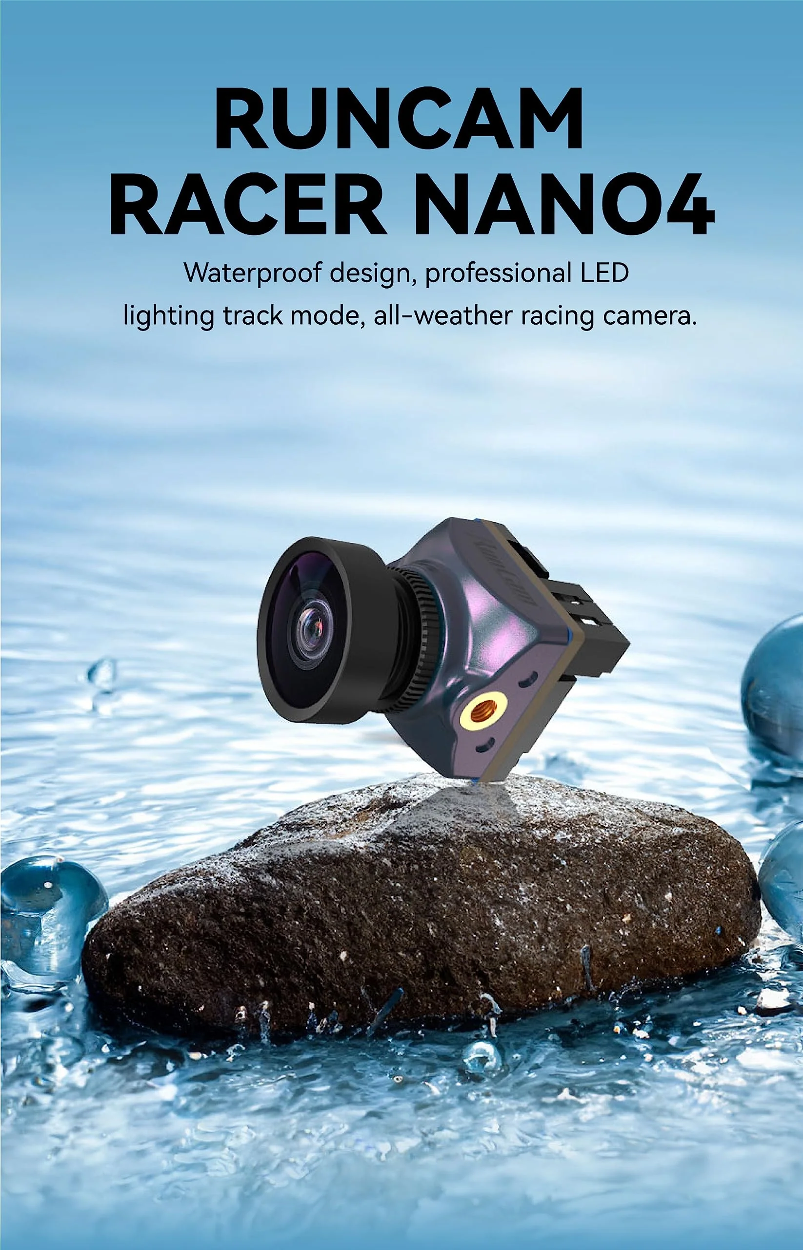 RunCam Racer Nano 4 FPV Camera - Waterproof 1200TVL All-Weather Racing Camera for FPV Racing Drone - Image 2