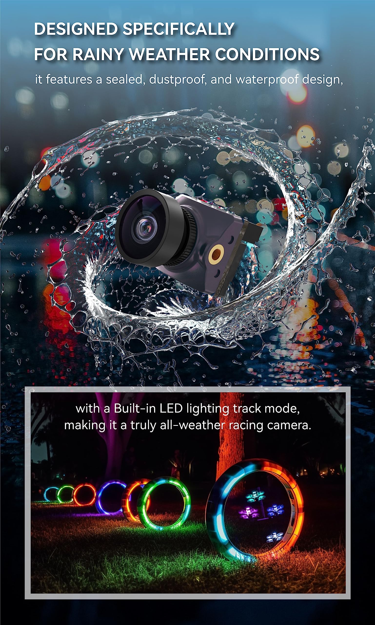 RunCam Racer Nano 4 FPV Camera - Waterproof 1200TVL All-Weather Racing Camera for FPV Racing Drone - Image 3