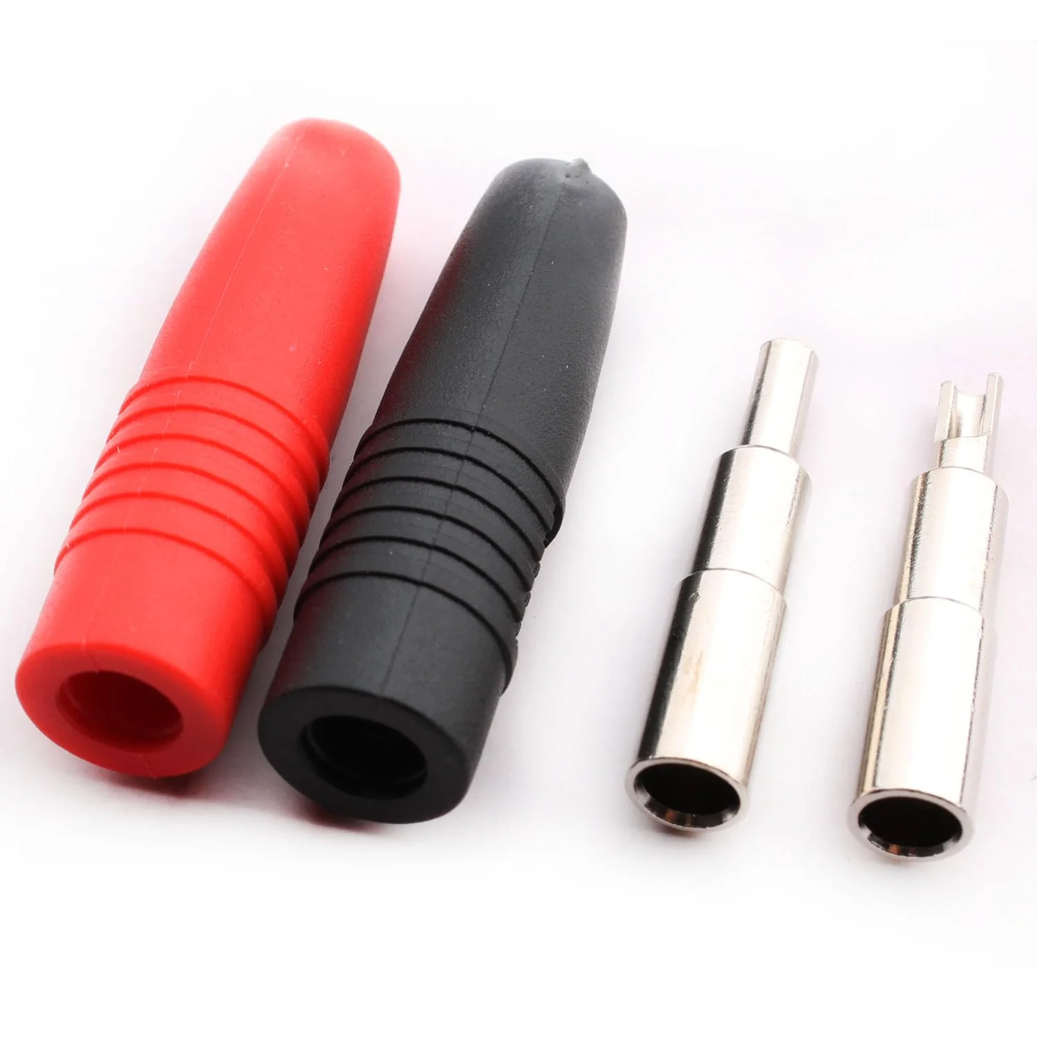 RUNCCI-YUN 10Pcs Insulated Female Banana Plug Solder Banana Plugs socket for Male Banana Plug Cable Connector（Black/Red） - Image 5