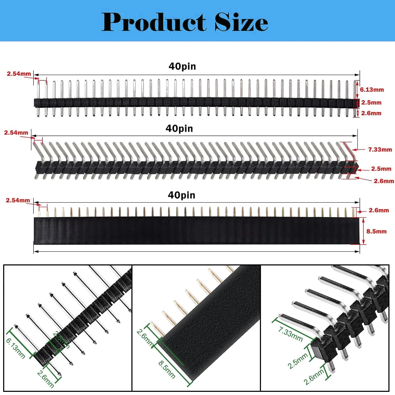 RUNCCI-YUN 82 Pieces PCB Board Kits Hole Grid Board Kit Double-Sided PCB Board PCB Board Prototype Double-Sided Circuit Boards for DIY Soldering, Compatible with Arduino Kit 19+24+25+14 - Image 3