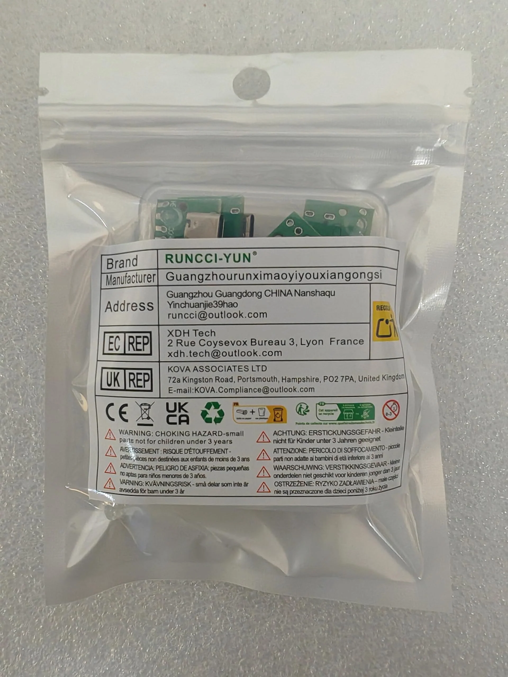 RUNCCI-YUN Pack of 10 USB C Breakout Board to DIP PCB Adapter Breakout Test Board Solder Socket 2.54 mm Pitch 16 Pin 3.1 Type C to 6P DIY Converter - Image 2