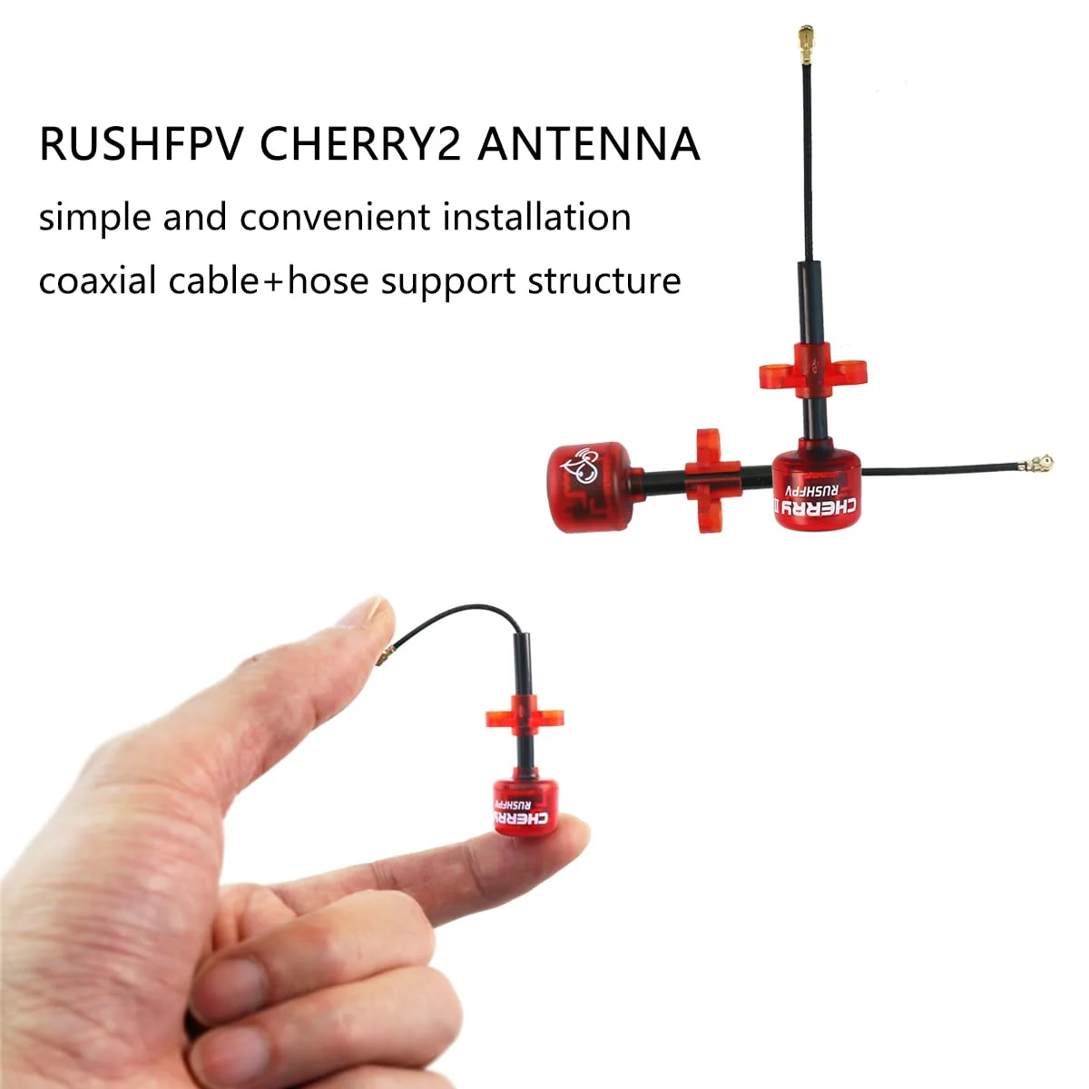 Rush Cherry2 FPV 5.8G Antenna IPEX UFL RHCP LDS FPV Racing Antenna 82CM for FPV Quadcopter Racing Drone - Image 4