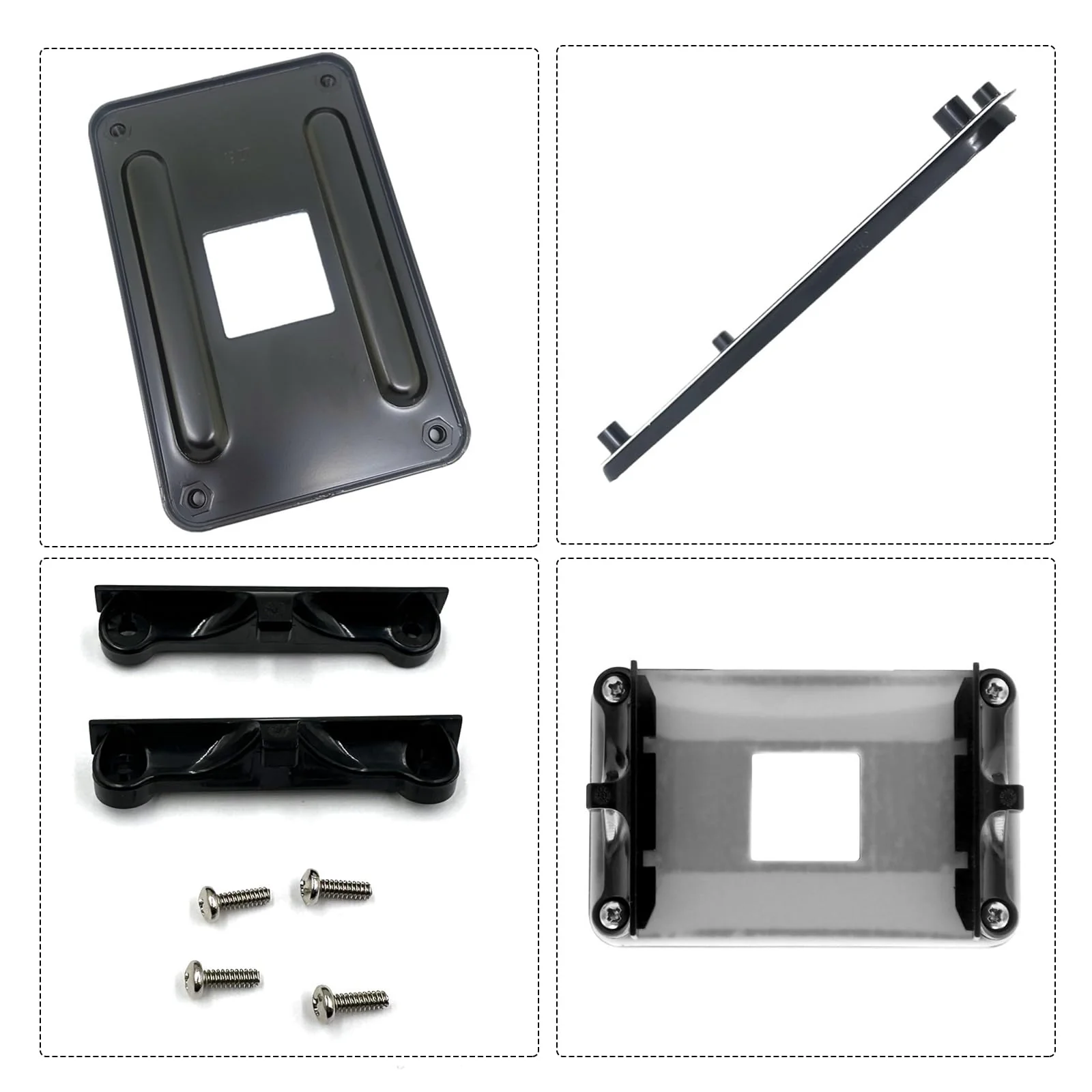 Ryaupy AM4 Backplate CPU Cooler - Heatsink Holder with Screws - Computer Heatsink Back Plate Compatible with AMD B350 X370 A320 X470 - Image 4