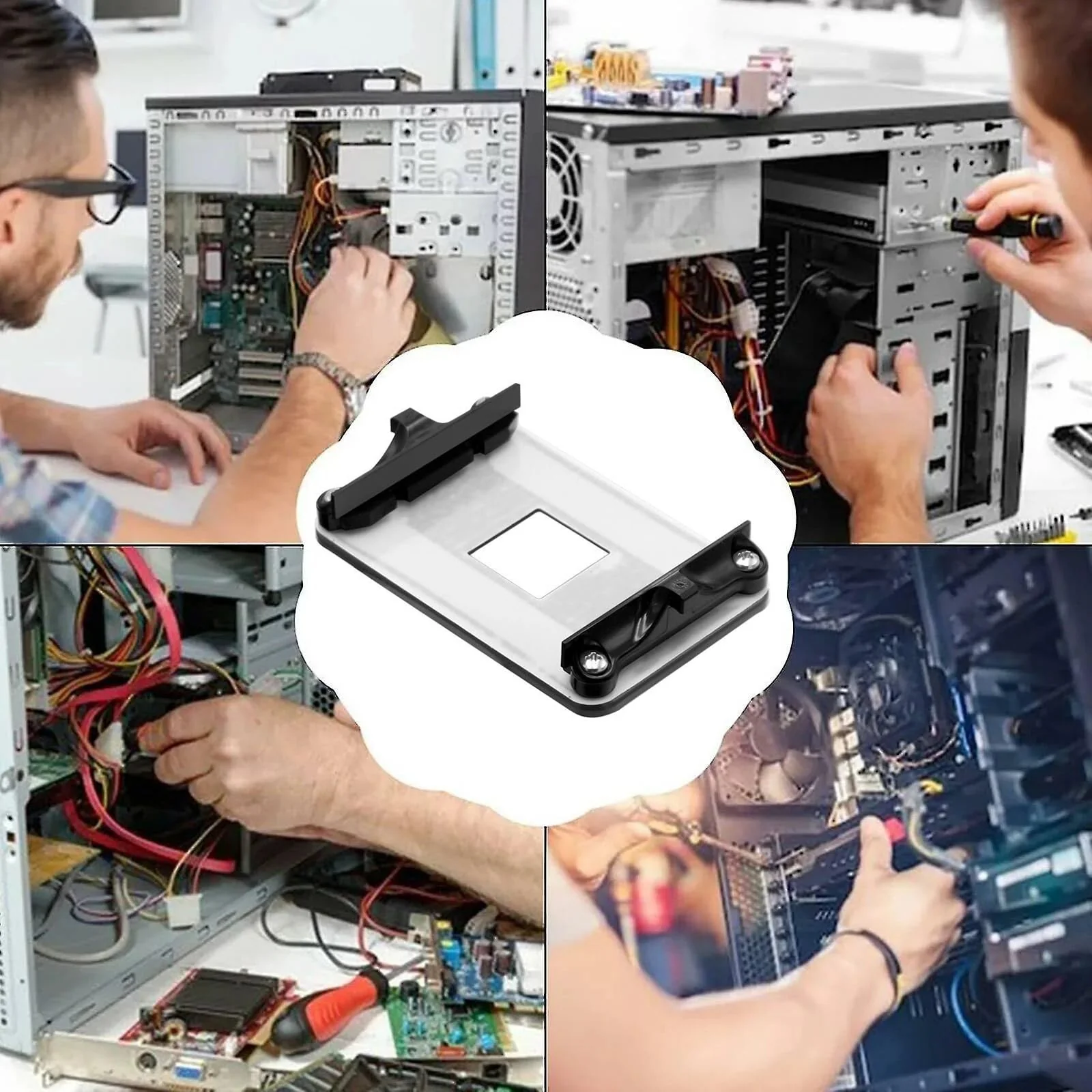 Ryaupy AM4 Backplate CPU Cooler - Heatsink Holder with Screws - Computer Heatsink Back Plate Compatible with AMD B350 X370 A320 X470 - Image 6