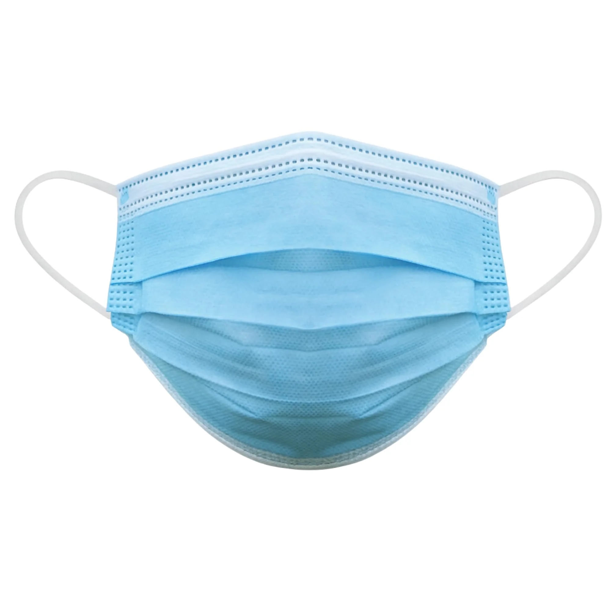 S&S-Medical Pack of 100 Medical Surgical Masks Type IIR EN14683 Certified - 3-Layer Surgical Disposable Masks, CE Approved Medical Device, BFE ≥ 98%, Breathable Mouth Masks | Light Blue - Image 2
