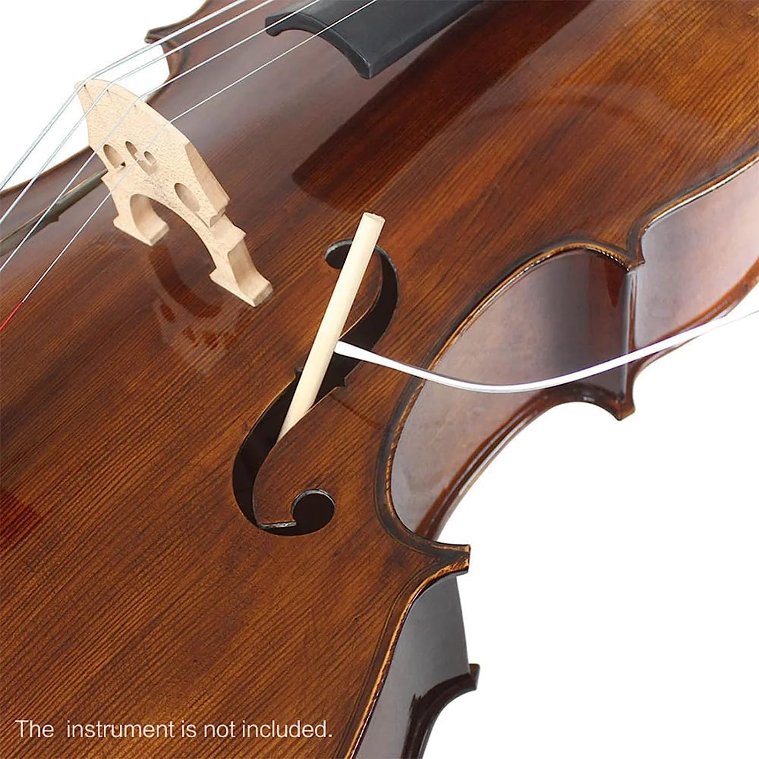 S Style Cello Sound Post Setter Stainless Steel Cello/Double Bass Column Hook Tool Luthier Repair Tool Stainless Steel Rubber Grip - Image 5