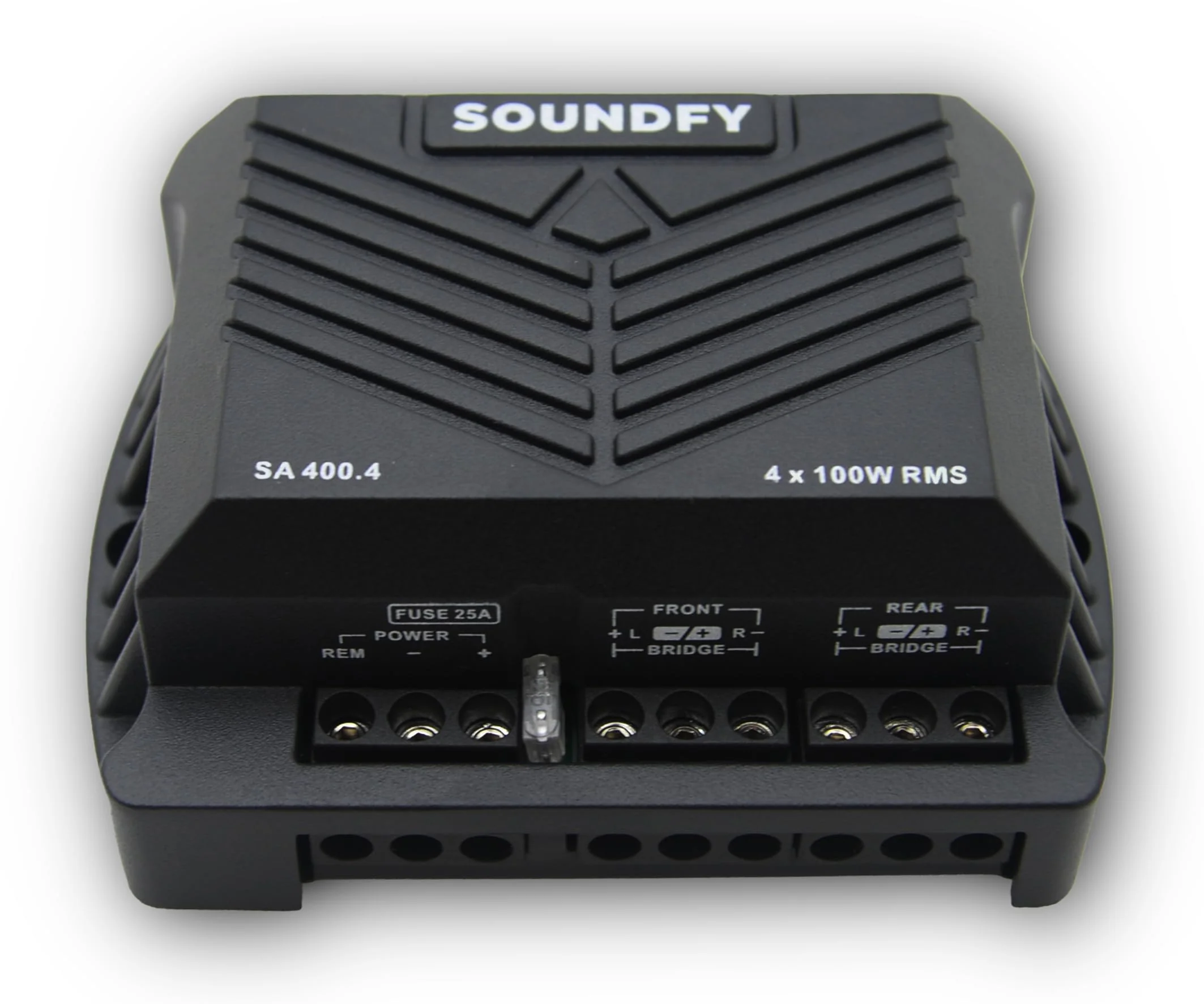 SA 400.4 2 Ohms Compact Digital 4 Channels Amplifier, 400 Watts RMS 400x4, 2Ω Stable, Multichannel Digital Car Audio Amp TS, Full-Range Sound Quality, Crossover - Image 3