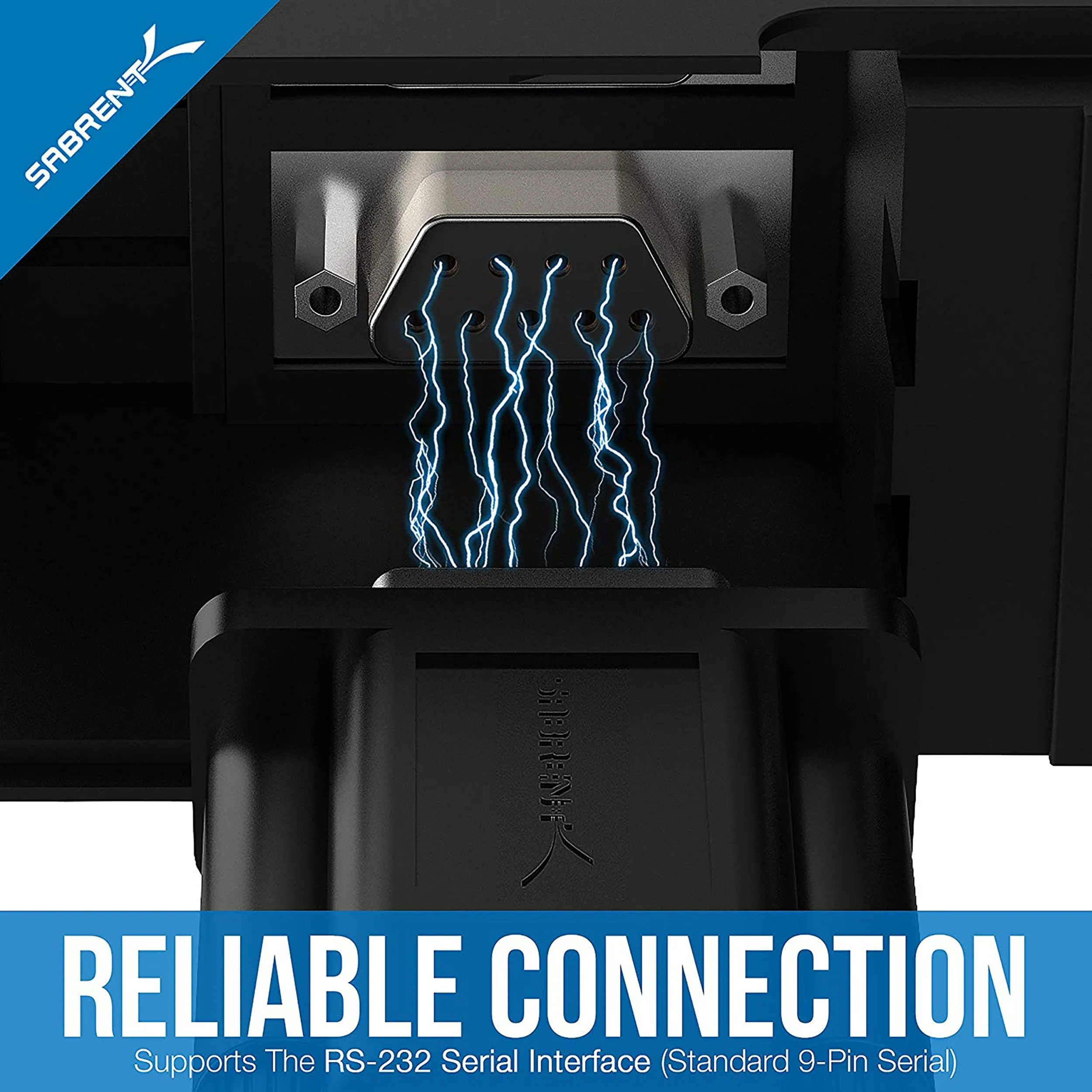 SABRENT USB 2.0 to Serial (9-Pin) DB-9 RS-232 Adapter Cable 6ft Cable [FTDI Chipset] (CB-FTDI) 6 Ft FTDI - Image 5