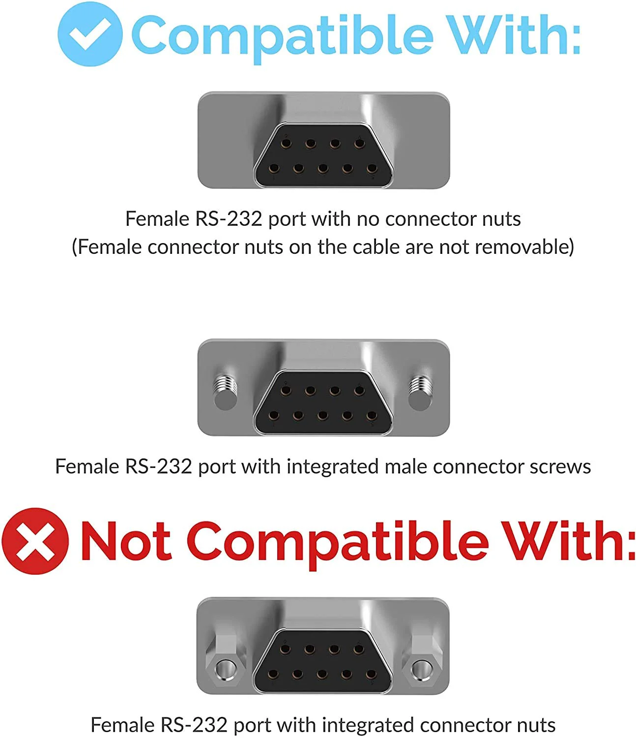 SABRENT USB 2.0 to Serial (9-Pin) DB-9 RS-232 Converter Cable, Prolific Chipset, HEXNUTS -, [Windows 10/8.1/8/7/VISTA/XP, Mac OS X 10.6 and Above] 2.5 Feet (CB-DB9P) 2.5 FT - Image 7