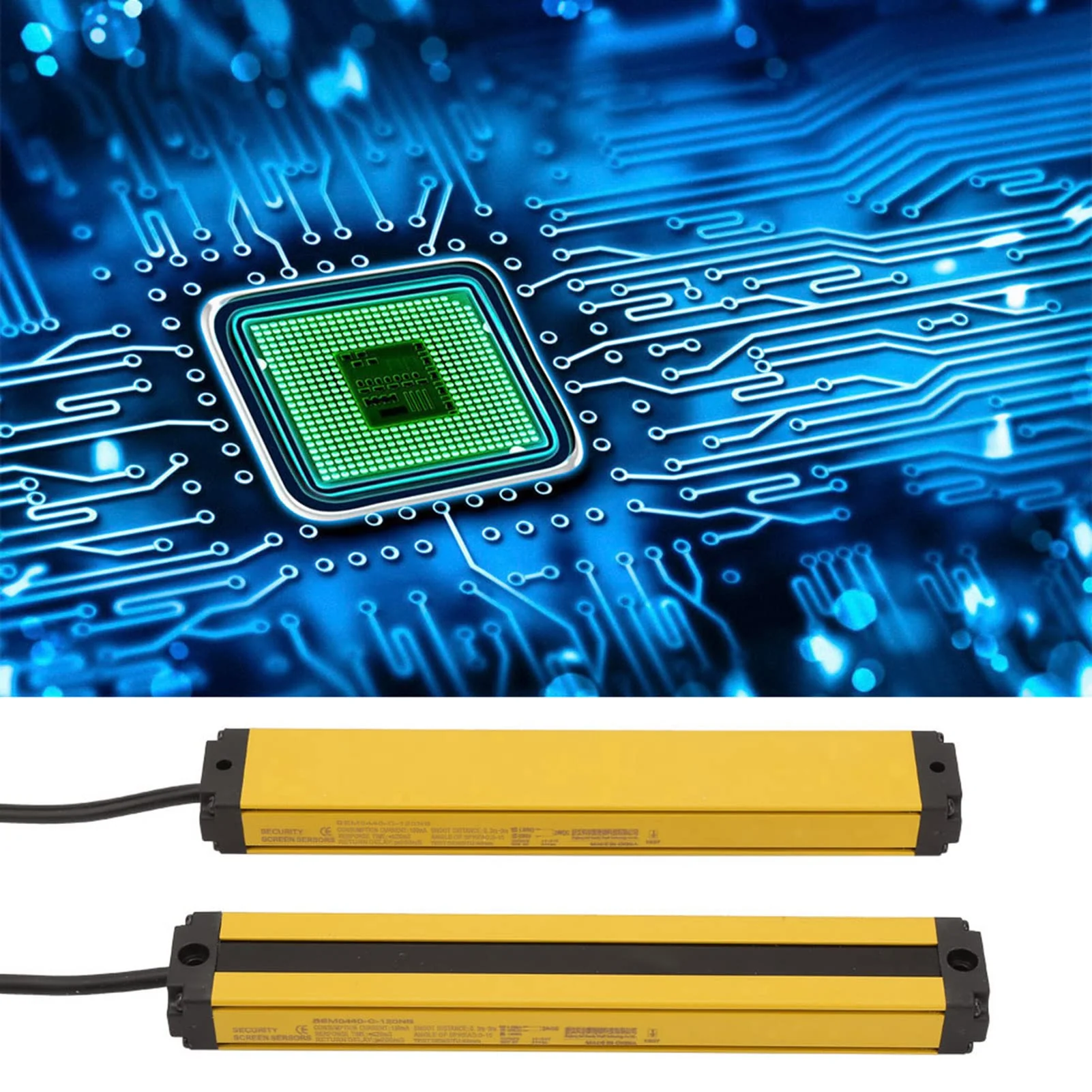 Safety Light Curtain Sensors 4 Beams DC10-30V BEM0440-C-120NB Light Curtain Sensor Switch A Series Safety Light Grid Optical Grid Sensor Safety Light Sensor Light Grid Light Barrier 4 Beams（BEM0440-C-120NB） - Image 7