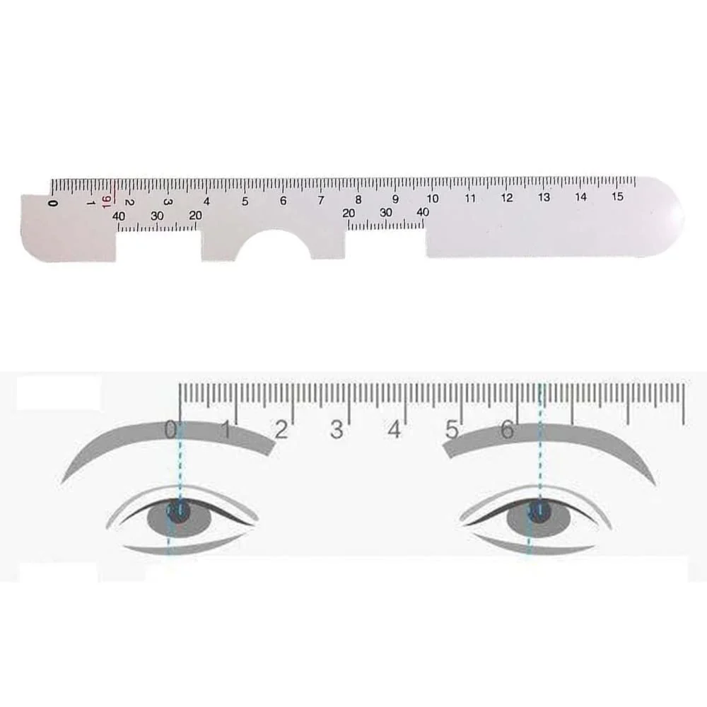 SagaSave 10pcs Optical PD Ruler Plastic Pupil Distance Meter Eye Eye Test Tool - Image 3