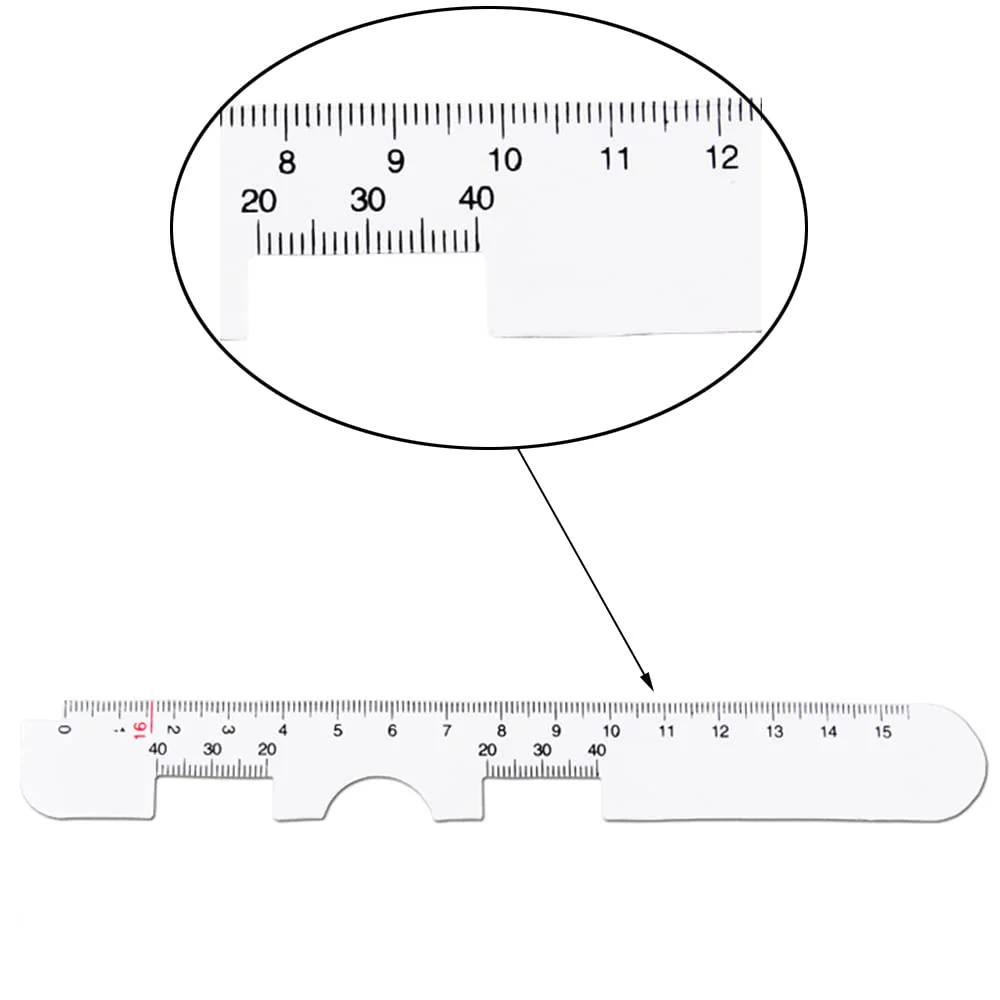 SagaSave 10pcs Optical PD Ruler Plastic Pupil Distance Meter Eye Eye Test Tool - Image 5