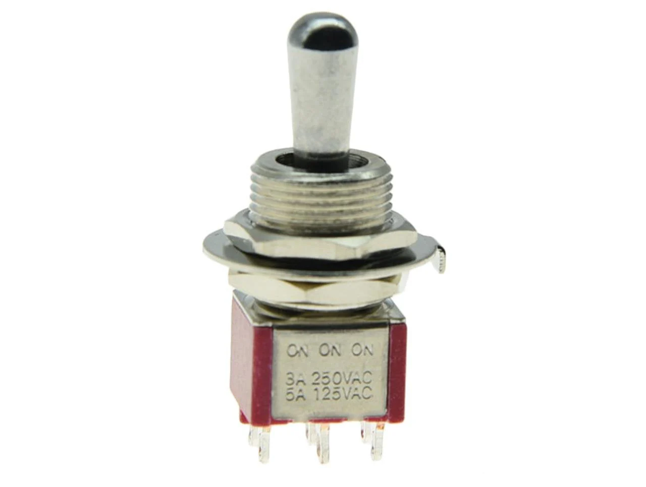 SALECOM Guitar/AMP Fat Bat Toggle Switch DPDT 6 Pin 3 Way ON ON ON Sealed Guitar Switch 1x Fat Bat Toggle Switch - Image 2