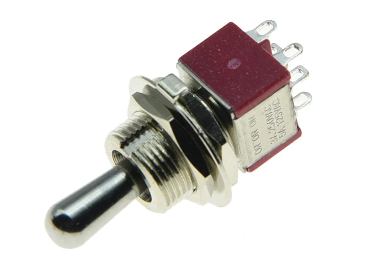 SALECOM Guitar/AMP Fat Bat Toggle Switch DPDT 6 Pin 3 Way ON ON ON Sealed Guitar Switch 1x Fat Bat Toggle Switch - Image 3