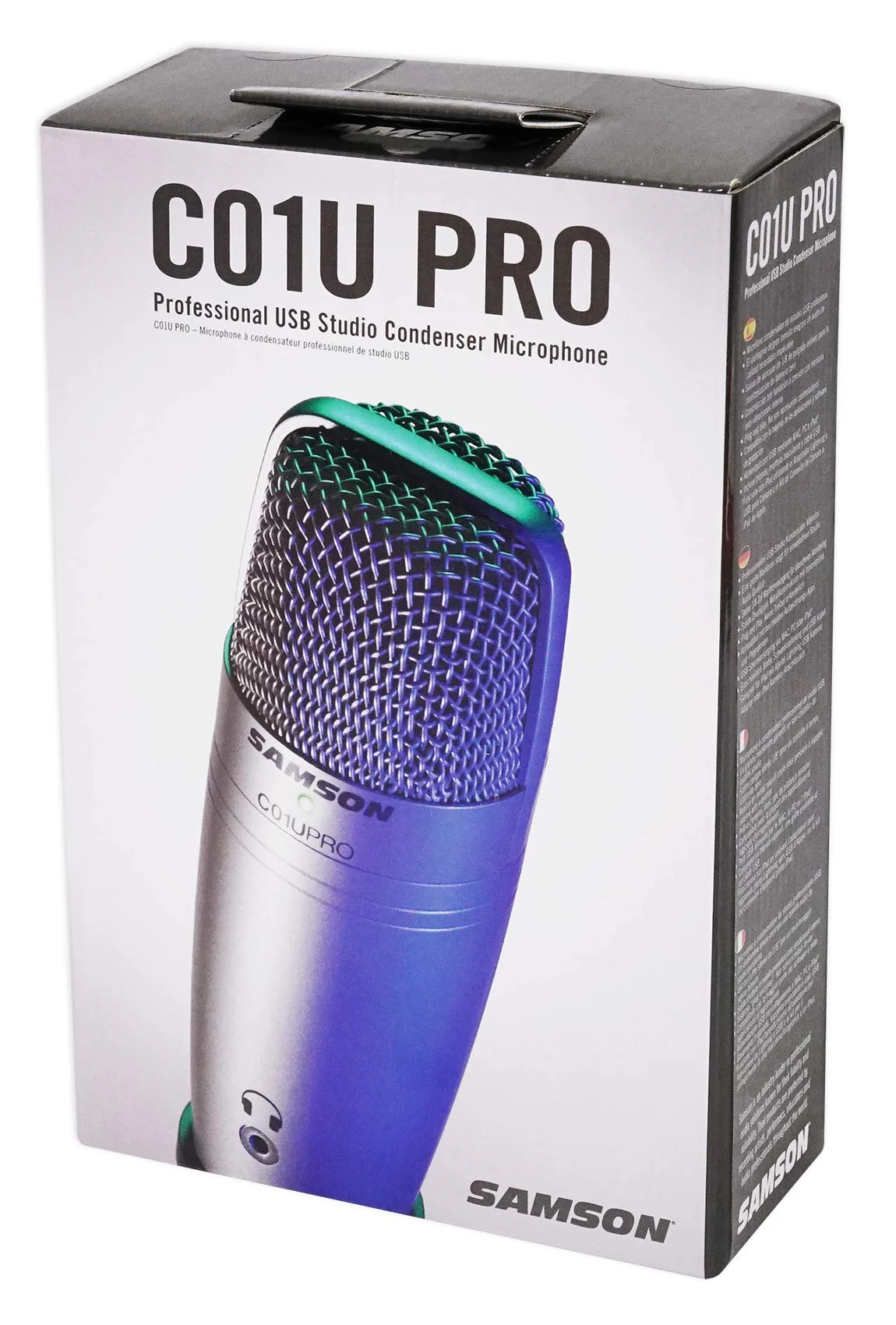 SAMSON C01U Pro USB Large Diaphragm Studio Condenser Microphone Mic+Tripod Stand - Image 6