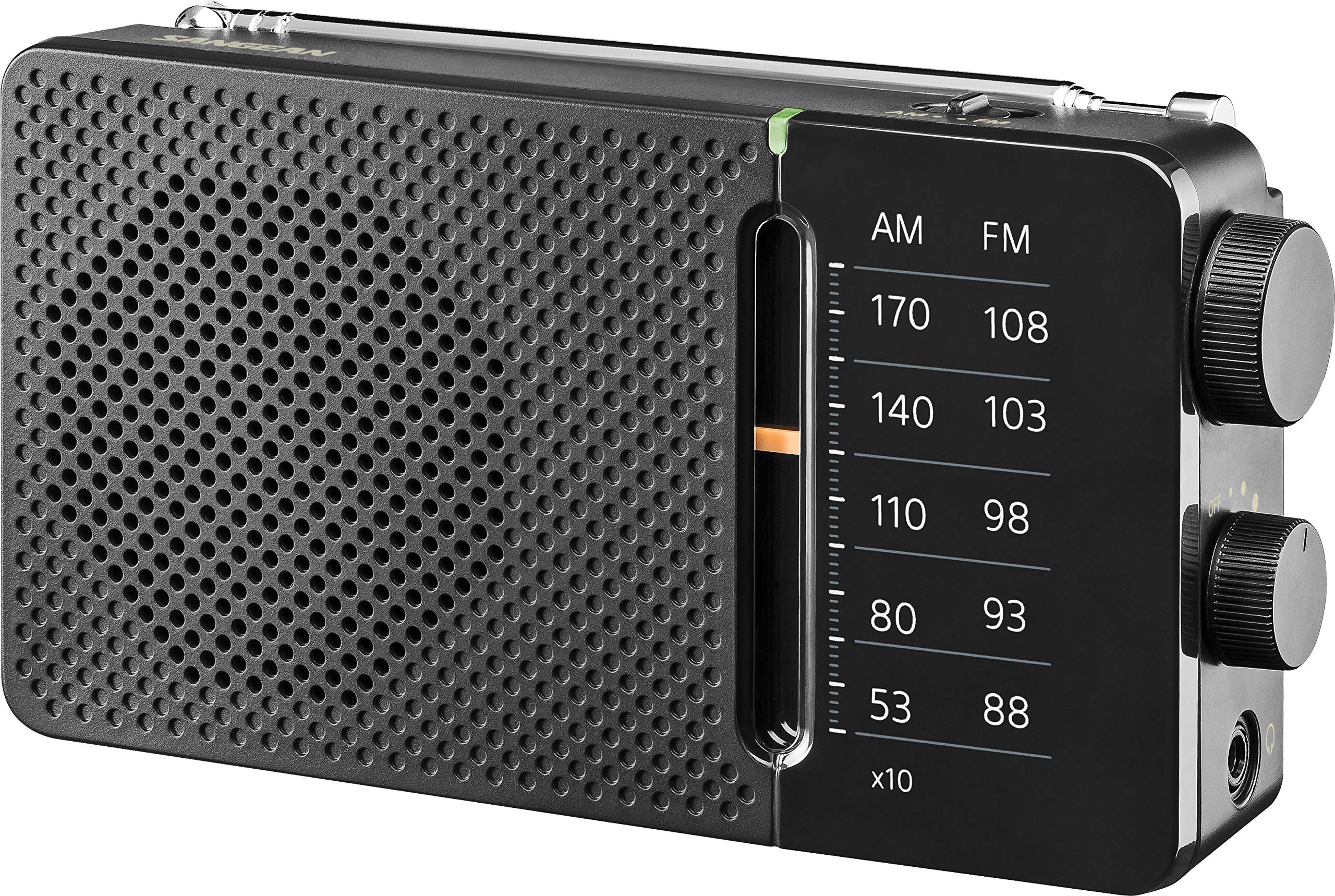 SANGEAN SR-36 AM/FM Pocket Radio (Black) - Image 7