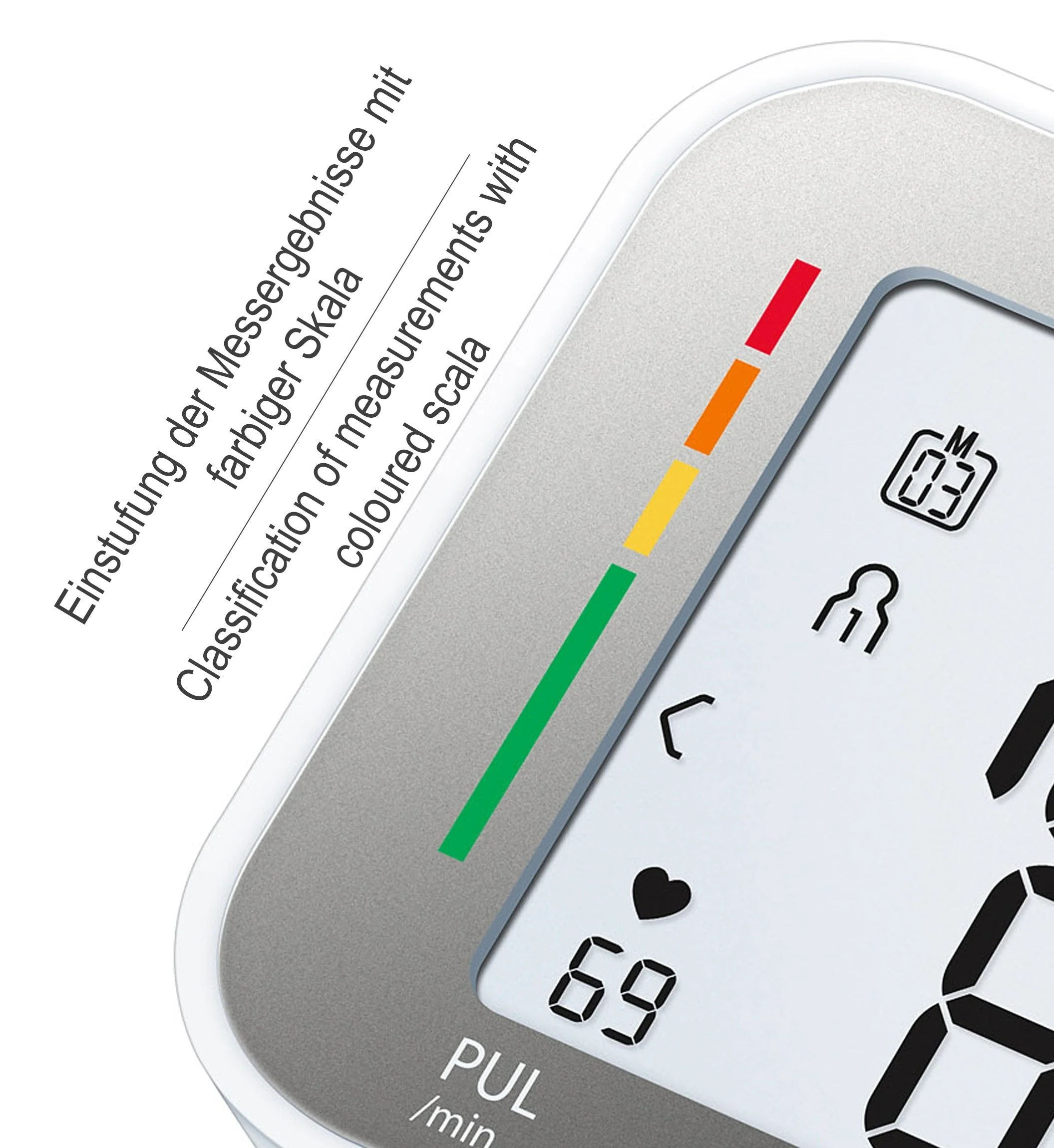 Sanitas SBC 15 Wrist Blood Pressure Monitor, Fully Automatic Blood Pressure and Pulse Monitor, Alarm for Possible Heart Rhythmia - Image 4