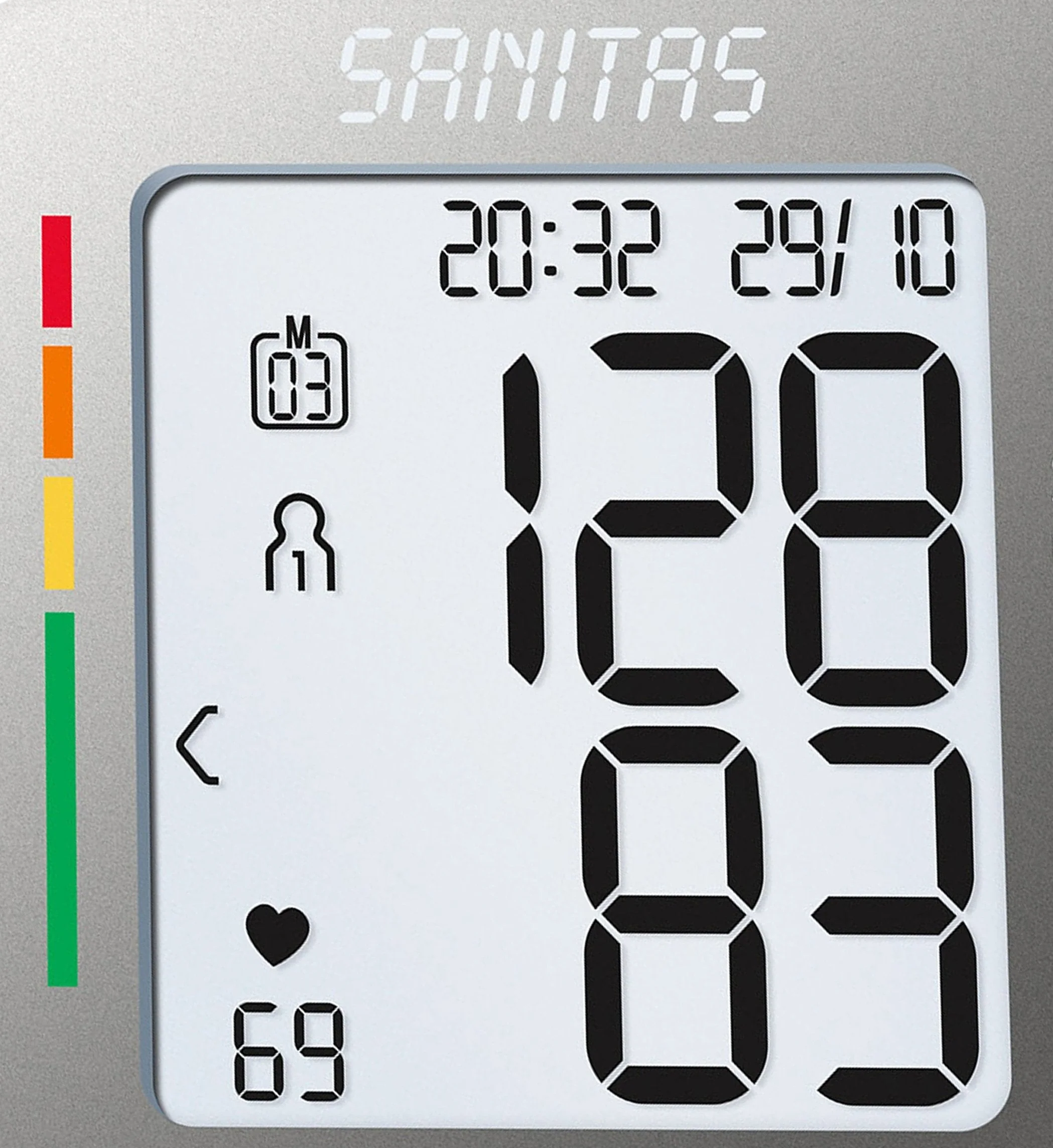 Sanitas SBC 15 Wrist Blood Pressure Monitor, Fully Automatic Blood Pressure and Pulse Monitor, Alarm for Possible Heart Rhythmia - Image 7