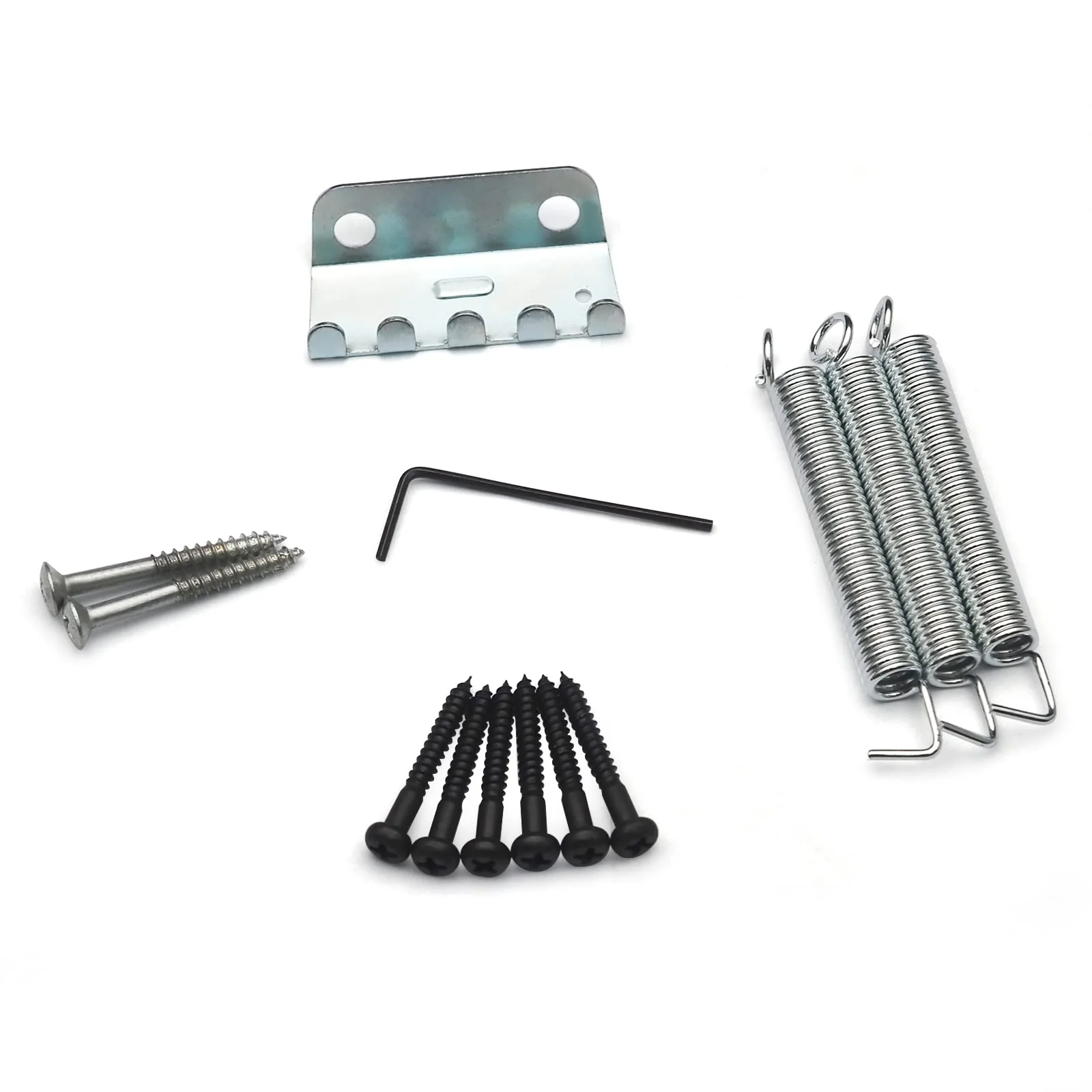 SAPHUE 52.5mm Guitar Stratocaster Tremolo Bridge Set for Fender Strat Squier Electric Guitar Replacement Black - Image 7