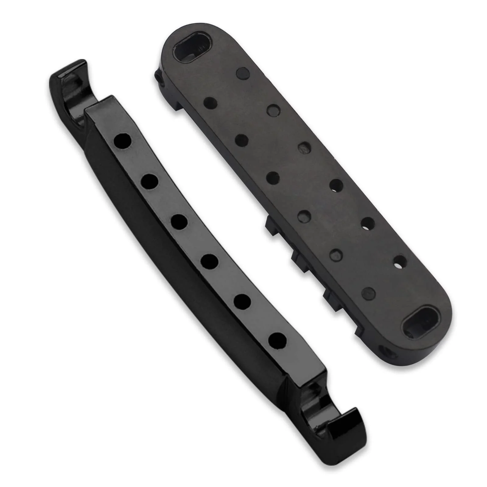SAPHUE Adjustable Brass Roller Saddle Bridge ABR-1 Style Tune-o-matic Bridge Tailpiece Roller Saddle Bridge for GB LP Gear Replacement (black) black - Image 7