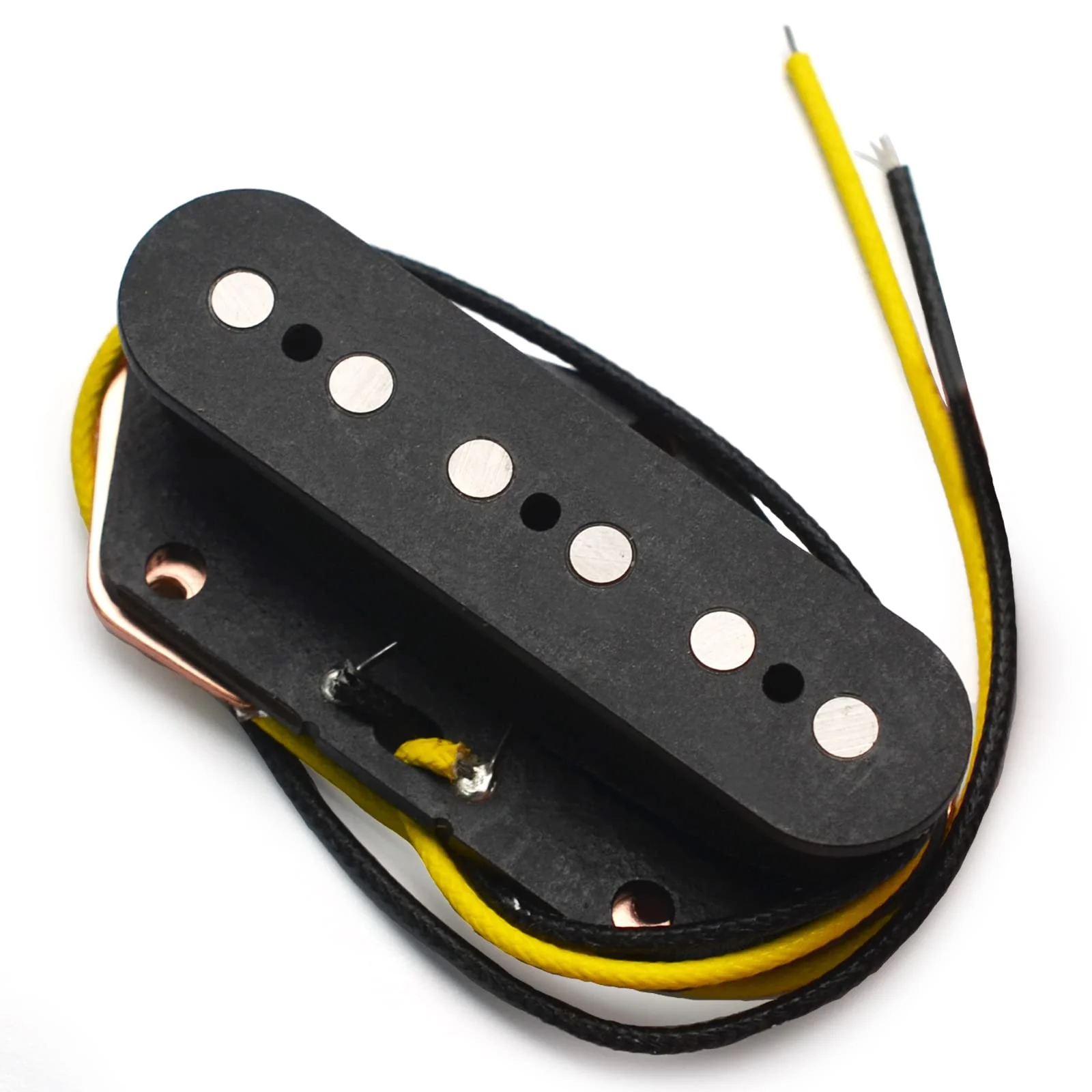 SAPHUE Alnico 5 TL Bridge Pickup Fiber Bobbin TL Bridge Pickup Black Guitar Parts - Image 7
