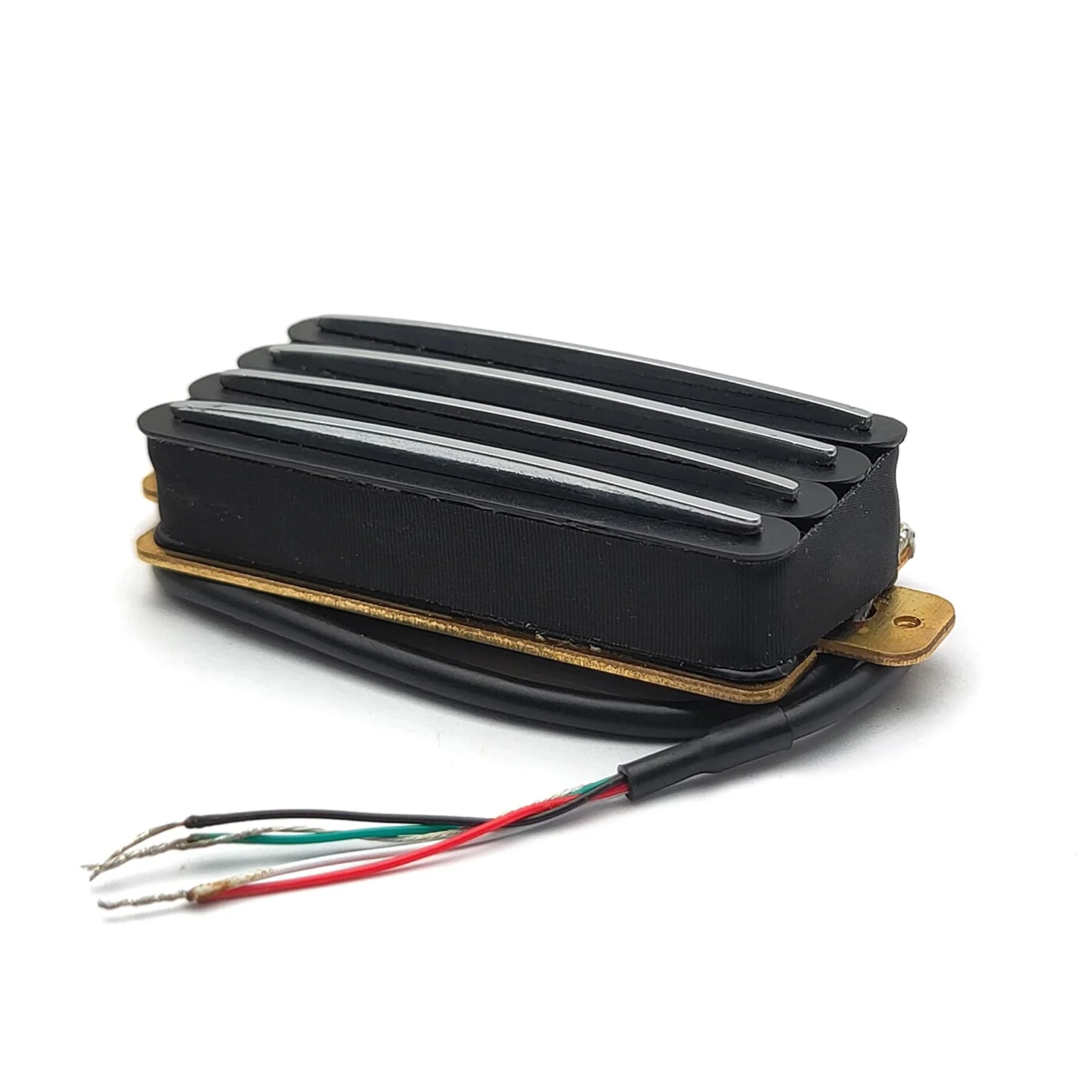 SAPHUE Hot Rail 2-Dual Blade Electric Guitar High Output Track Type Four Coil Humbucker Pickup Black - Image 5