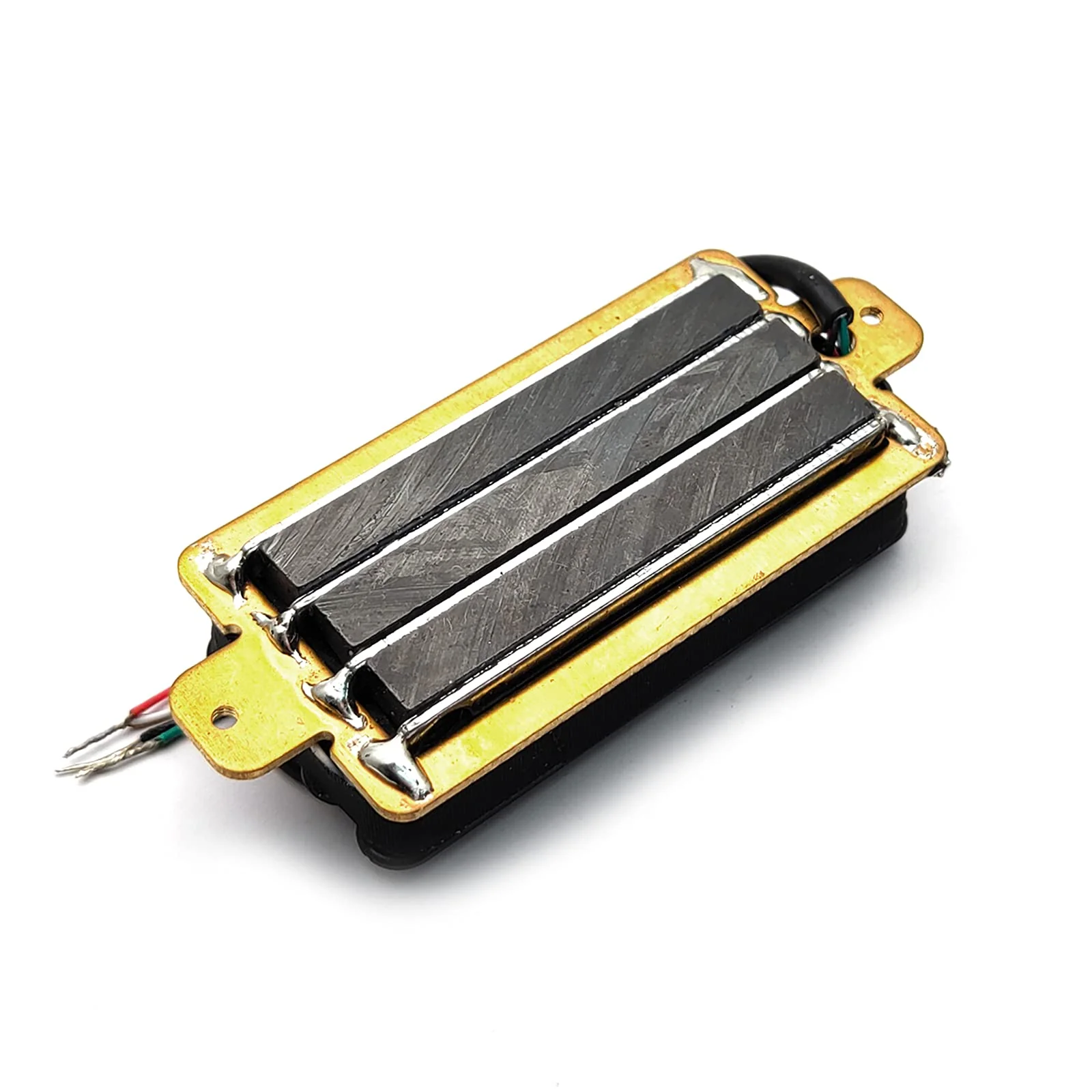 SAPHUE Hot Rail 2-Dual Blade Electric Guitar High Output Track Type Four Coil Humbucker Pickup Black - Image 6