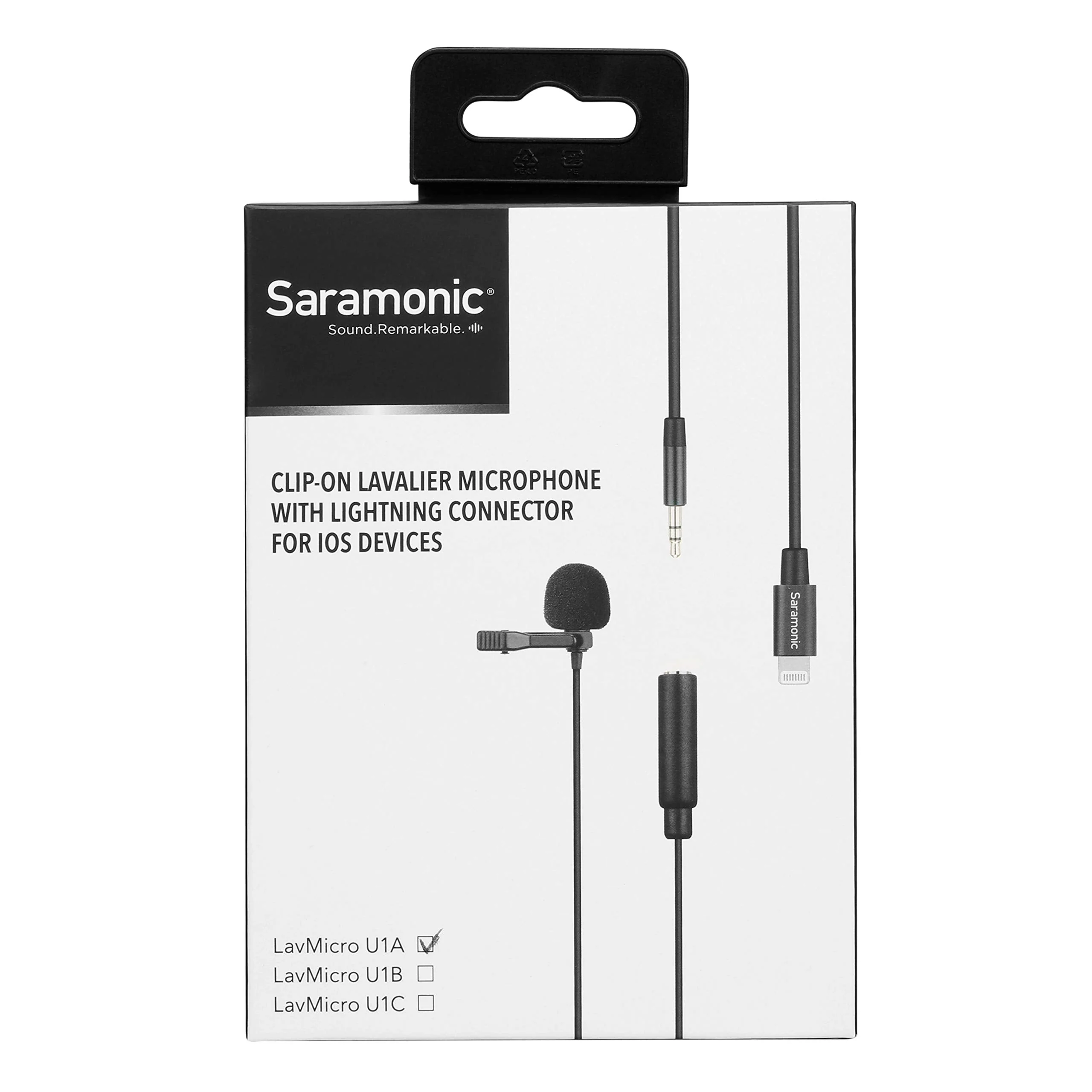 Saramonic LavMicro U1A | Lavalier Microphone with Lightning for Apple iPhone, or iPad with a Built-in 6.6-Foot (2m) Cable for Vlogging, Interviews, YouTube, TikTok, Live Streaming Lightning - 6.6' - Image 6