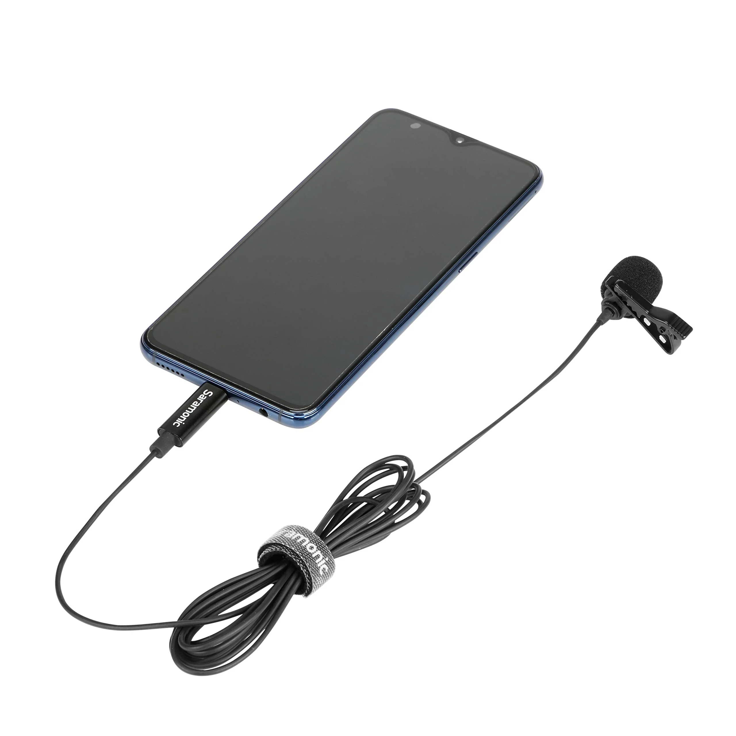 Saramonic LavMicro U3A USB-C Lavalier Microphone for iPhone 15, Android, new iPad, Computers & more with 6.6' Cable & 90˚ Adapter for Vlogging, Interviews, YouTube, TikTok, Live Streaming USB-C - 6.6' - Image 4