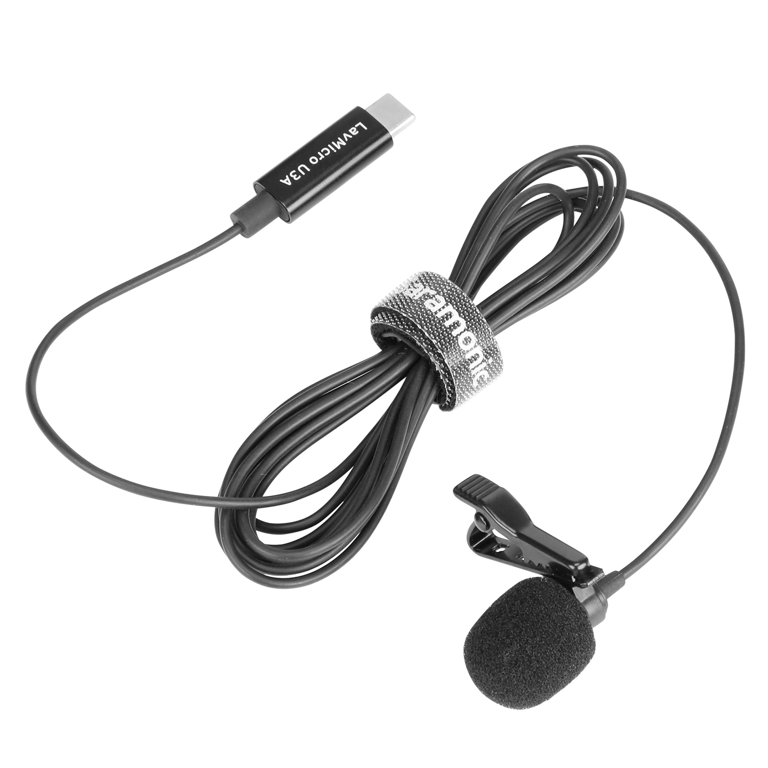Saramonic LavMicro U3A USB-C Lavalier Microphone for iPhone 15, Android, new iPad, Computers & more with 6.6' Cable & 90˚ Adapter for Vlogging, Interviews, YouTube, TikTok, Live Streaming USB-C - 6.6' - Image 7