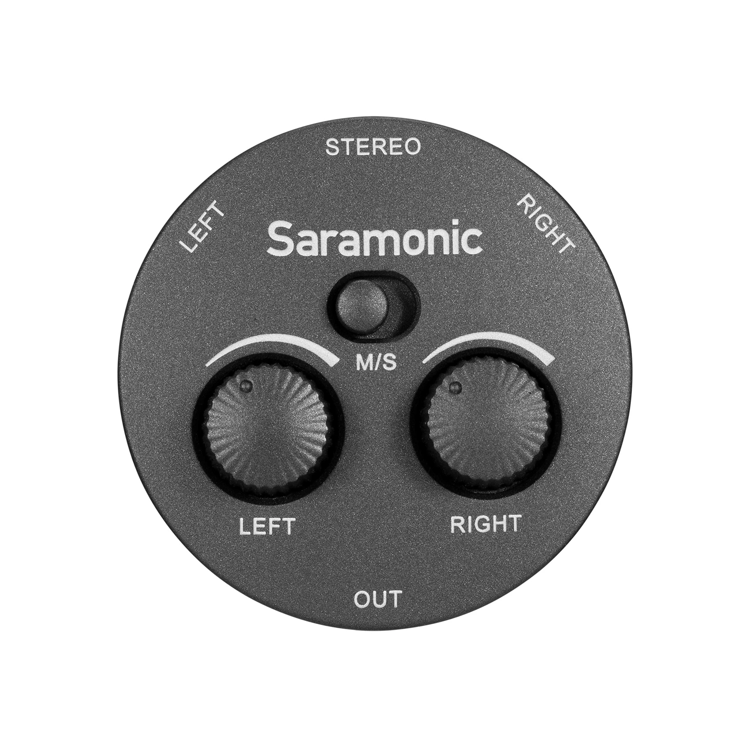 Saramonic Miniature 2-Channel 3.5mm Microphone & Audio Mixer with TRS & TRRS Output Cables for Cameras, Smartphones, Computers & More (AX1) - Image 2