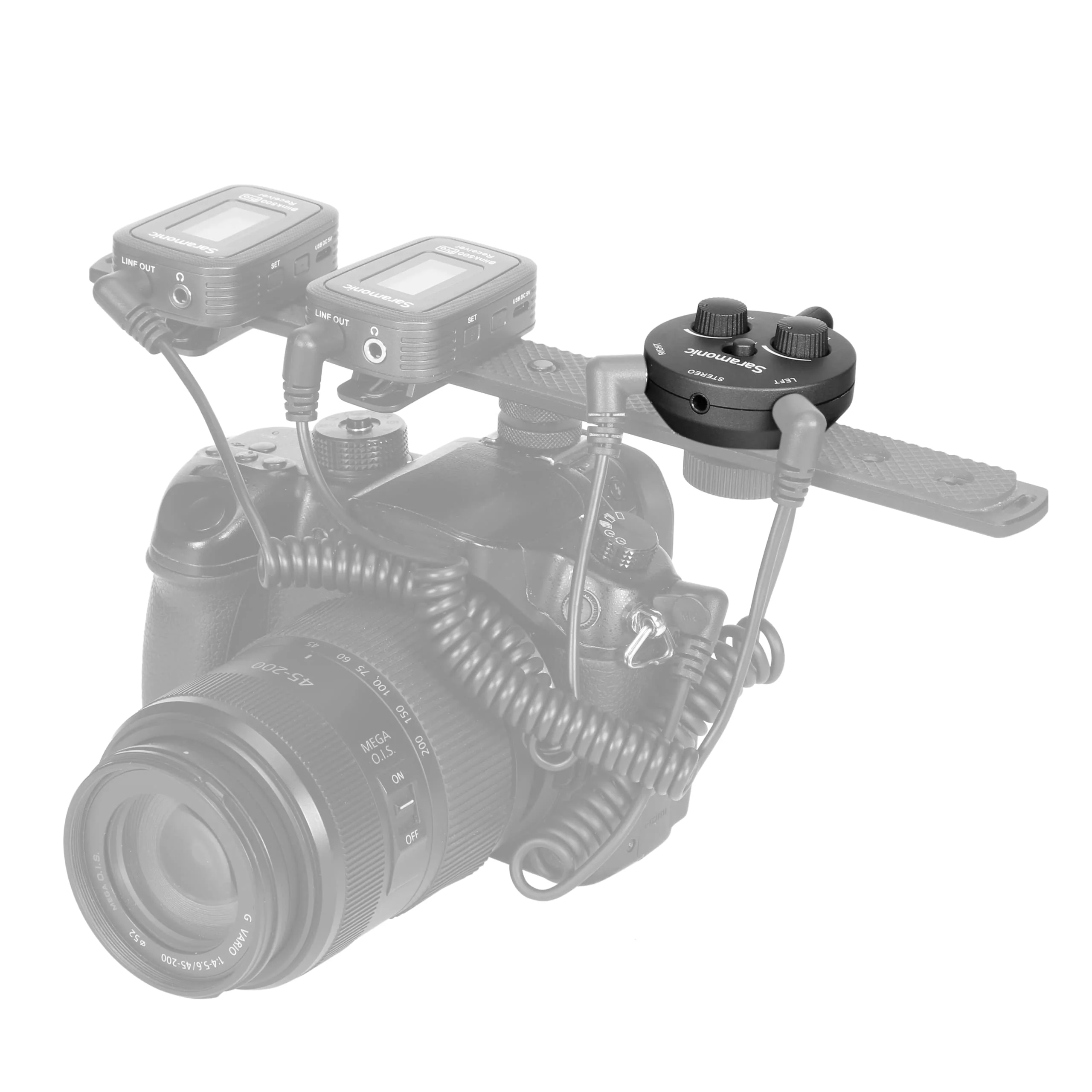 Saramonic Miniature 2-Channel 3.5mm Microphone & Audio Mixer with TRS & TRRS Output Cables for Cameras, Smartphones, Computers & More (AX1) - Image 7