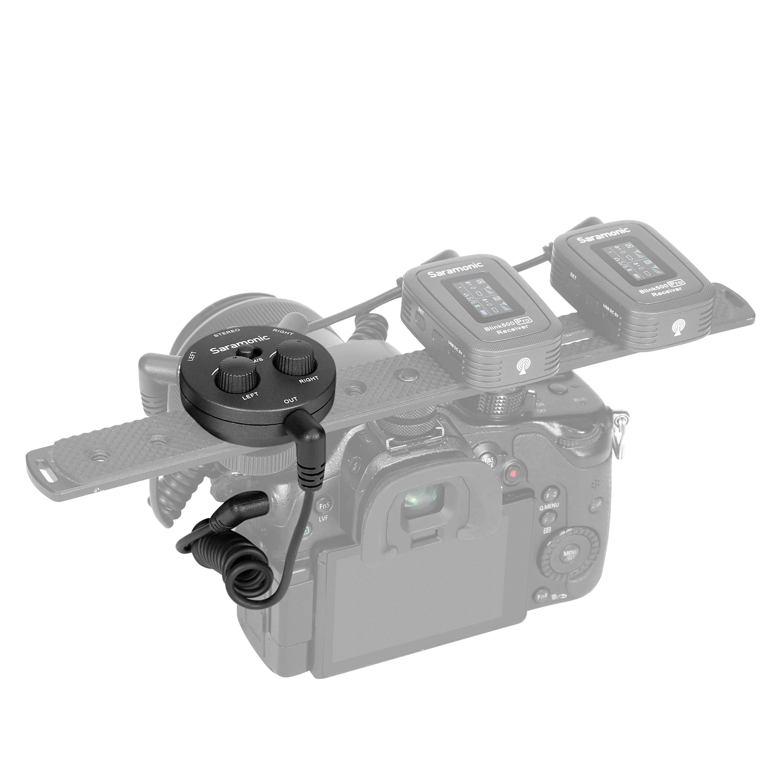 Saramonic Miniature 2-Channel 3.5mm Microphone & Audio Mixer with TRS & TRRS Output Cables for Cameras, Smartphones, Computers & More (AX1) - Image 8
