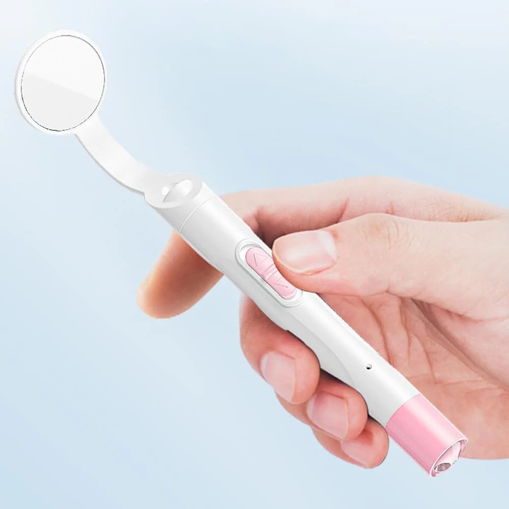 Sarini 2 Piece Dental Mirror with Light - USB Mouth Mirror with Direct-to-Use Anti-Fog Technology, Ideal for Doctors and Home Use - Image 4