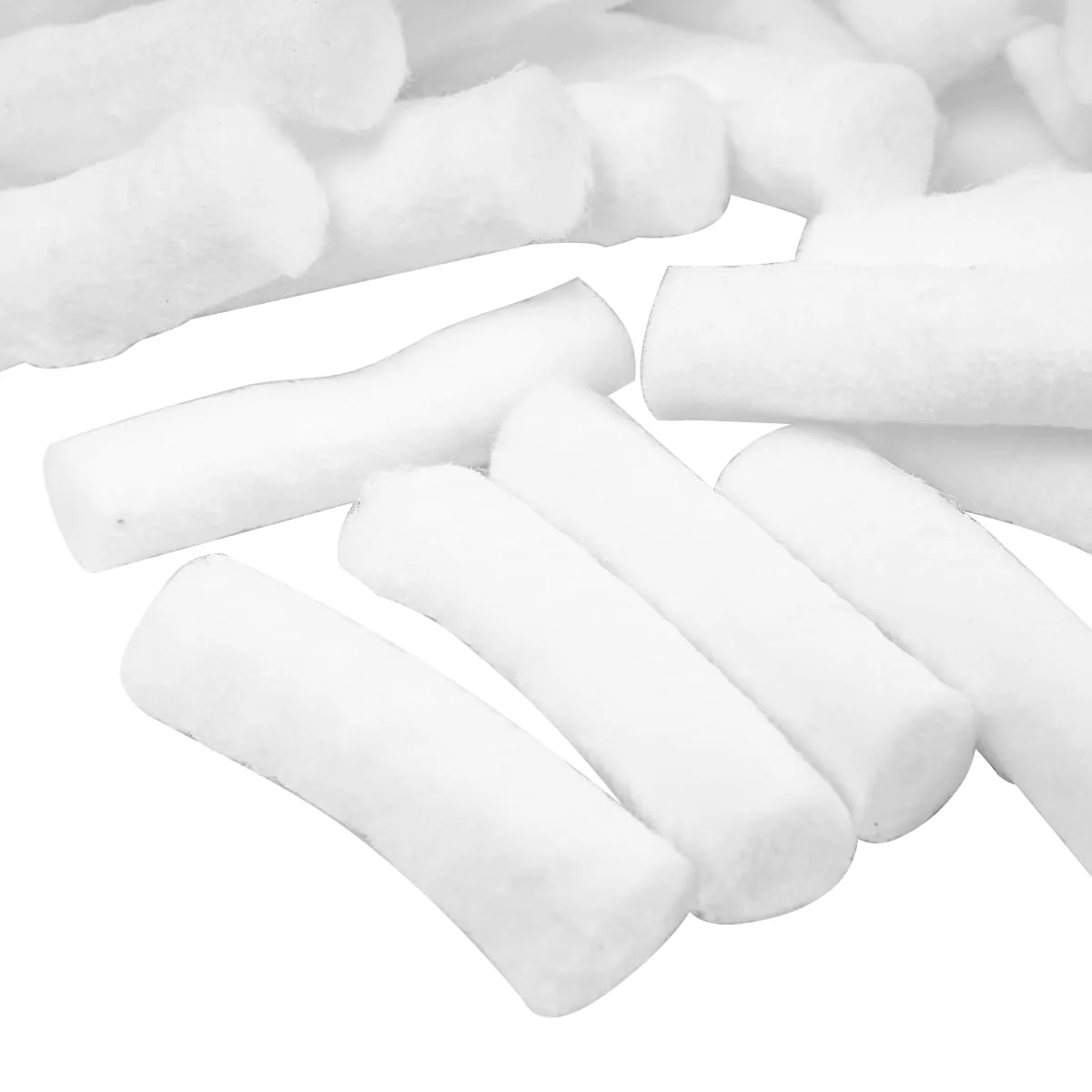 Sarini Pack of 100 Cotton Rolls - Non-Sterile Dental Gauze Cotton Rolls, Medium Nose Adapter, Cotton Ball Rolls for Dental Use and Personal Care - Image 4
