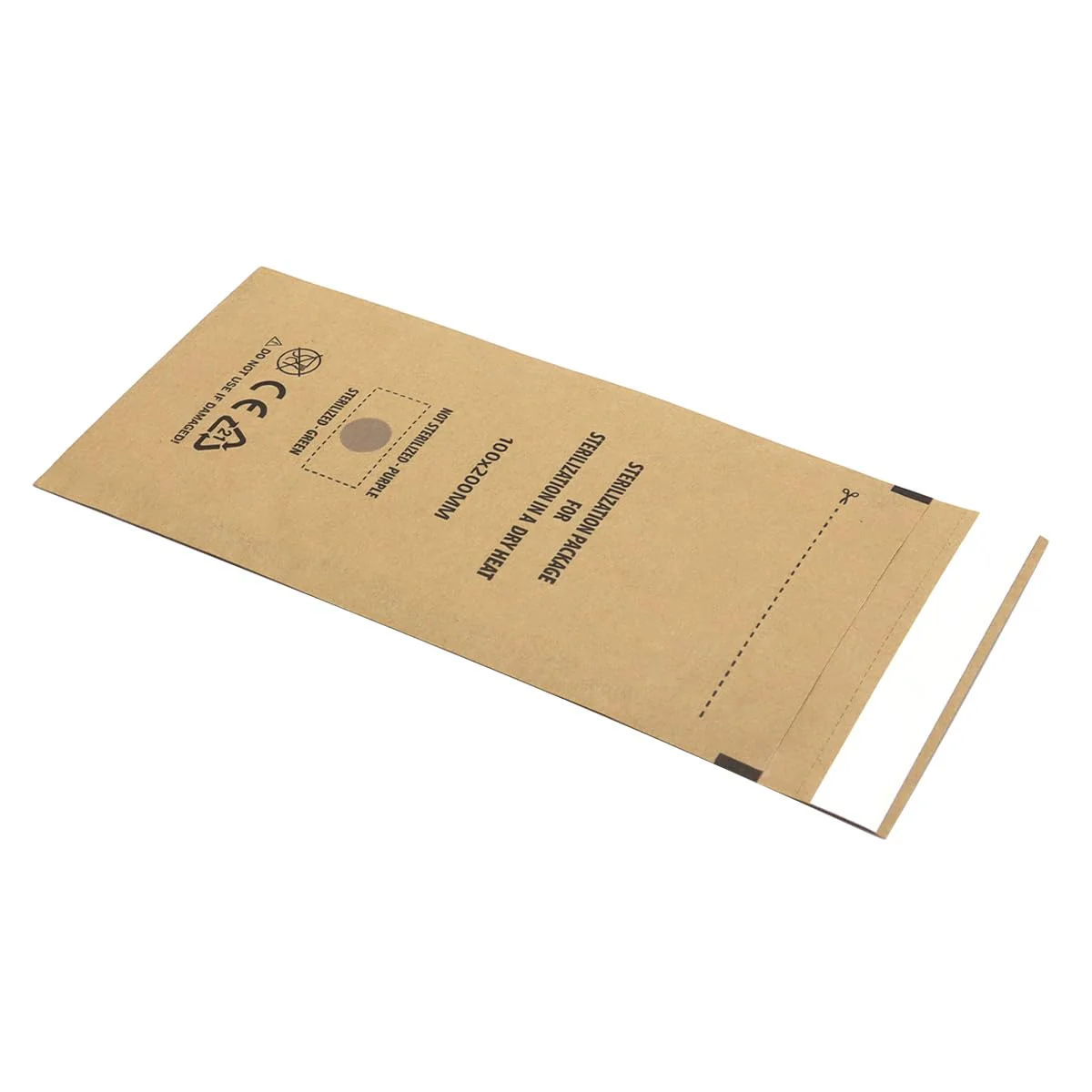 Sarini Sterilization Bags Kraft Self-Appointed with Autoclave Dry Sterilizer Sterilization Cosmetics Bag Nail Art Tool (100 x 200 mm) Pack of 100 - Image 3