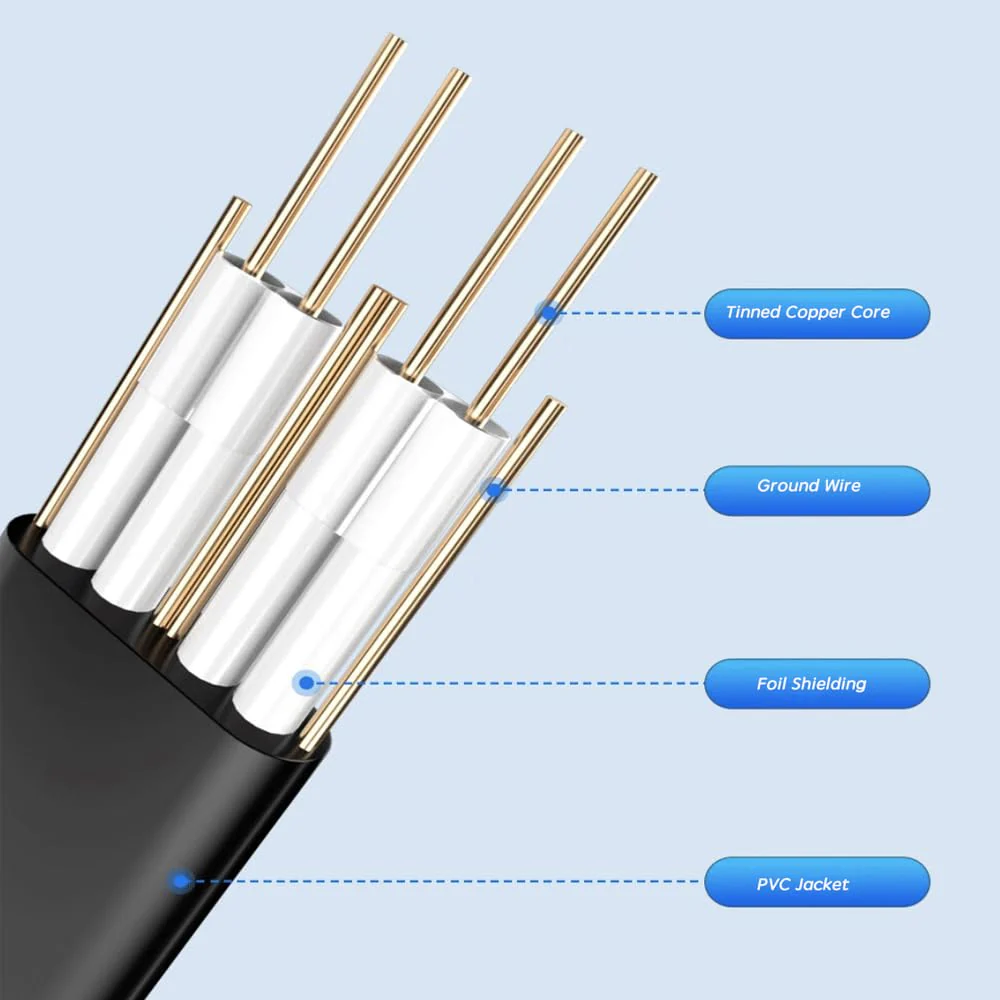 SATA Cable III, 4 Pack 90 Degree Right Angle to Straight &Straight to Straight 6Gbps 7pin SATA 3.0 Data Transmission Cord with Locking Latch for Hard Drive SSD (Straight+Angled（2Black+2Red）) Straight+angled（2Black+2Red） - Image 3
