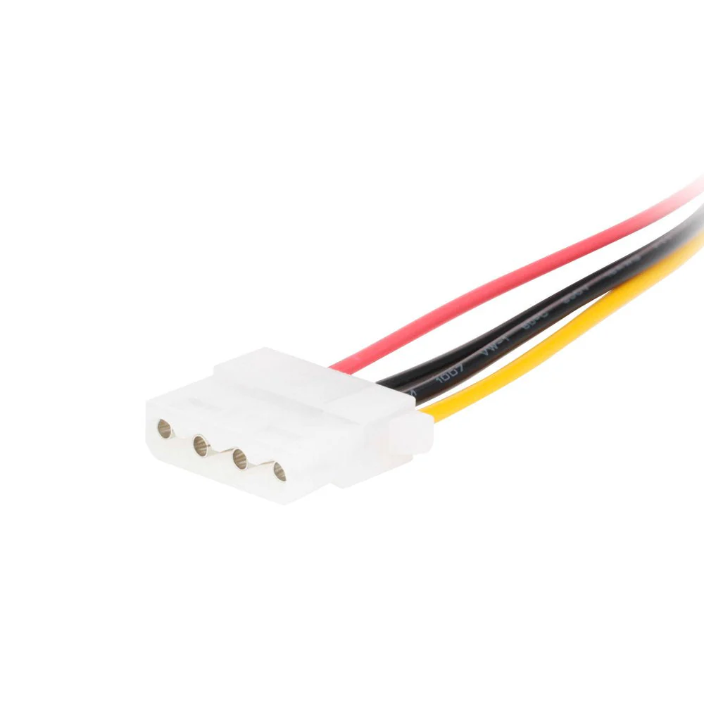 SATA Power Cable Adapter 3 Pack SATA 15 Pin Male to Molex LP4 Female Power Cable 8-inch - Image 3