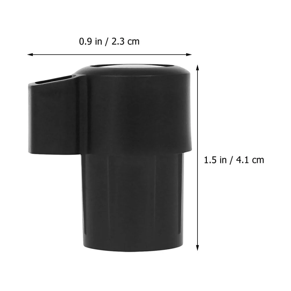 Sax End Plug Alto Saxophone Abs Black Plug Anti-key Bump Cap Replacement for Saxophone End Cap for Saxophone Sax End Cover Bent Neck Black Protector Saxophone End Plug - Image 4