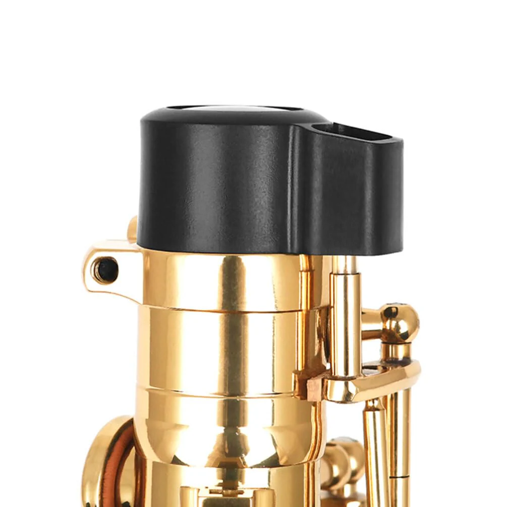 Sax End Plug Alto Saxophone Abs Black Plug Anti-key Bump Cap Replacement for Saxophone End Cap for Saxophone Sax End Cover Bent Neck Black Protector Saxophone End Plug - Image 7