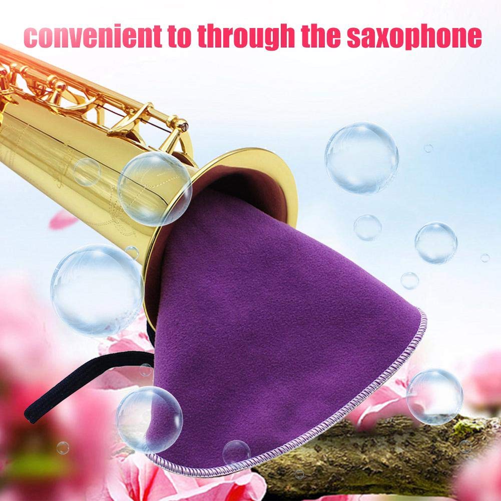 Saxophone Clarinet Cleaning Swab Sax Saxophone Clarinet Cleaning Cloth Saxophone Cleaning Kit, Clarinet Swab Cleaner Inside Tube Cleaning Cloth for Flute Oboe Clarinet Saxophone - Image 2