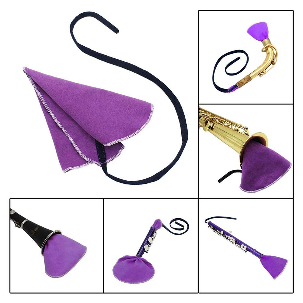 Saxophone Clarinet Cleaning Swab Sax Saxophone Clarinet Cleaning Cloth Saxophone Cleaning Kit, Clarinet Swab Cleaner Inside Tube Cleaning Cloth for Flute Oboe Clarinet Saxophone - Image 4