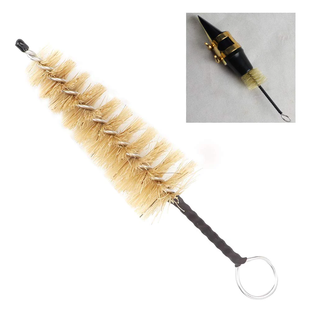 Saxophone Cleaning Kit, Care Set Including Three Dimensional Clean Swab Cloth Mouthpiece Brush Maintenance Cleaner Accessories for Alto Sax Trumpet Tenor Clarinet Flute and Wind Woodwind Instrument - Image 4