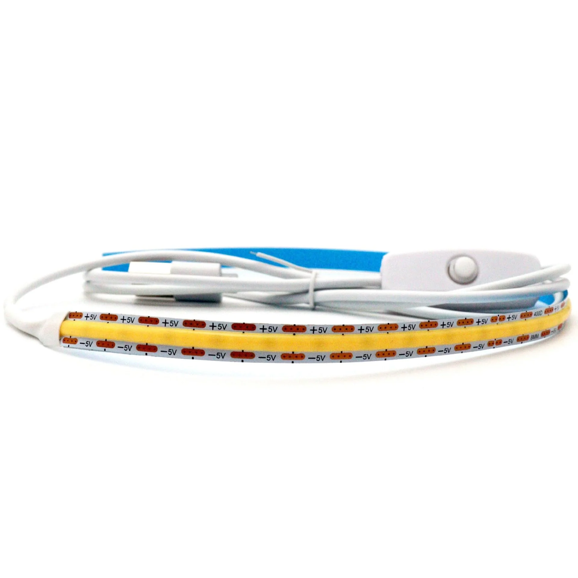 Saxophone Leak Light Sax Test LED Strip with 5V USB Plug and Switch 8mmx50cm Detection Light with Back Tape for Clarinet Flute Oboe Woodwind Wind Instrument Repair Indoor Outdoor Décor - Image 3