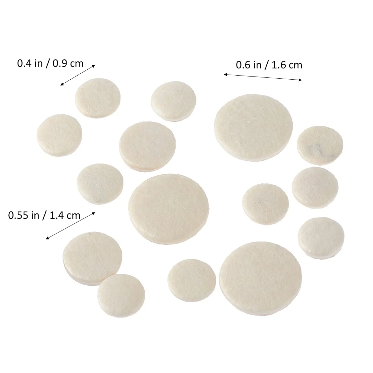 Saxophone Pads Clarinet Pads Replacement Kit Clarinet Pads, 17PCS Clarinet Pads Bb Clarinet Woodwind Instrument Pads Clarinet Thumb Rest Woodwind Pads - Image 2