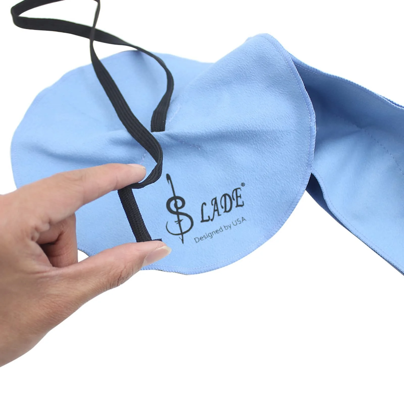 Saxophone Swab Cleaning Cloth Swab for Inside Tube Cleaning Care Tool for Sax/Straight Saxophone Blue - Image 5