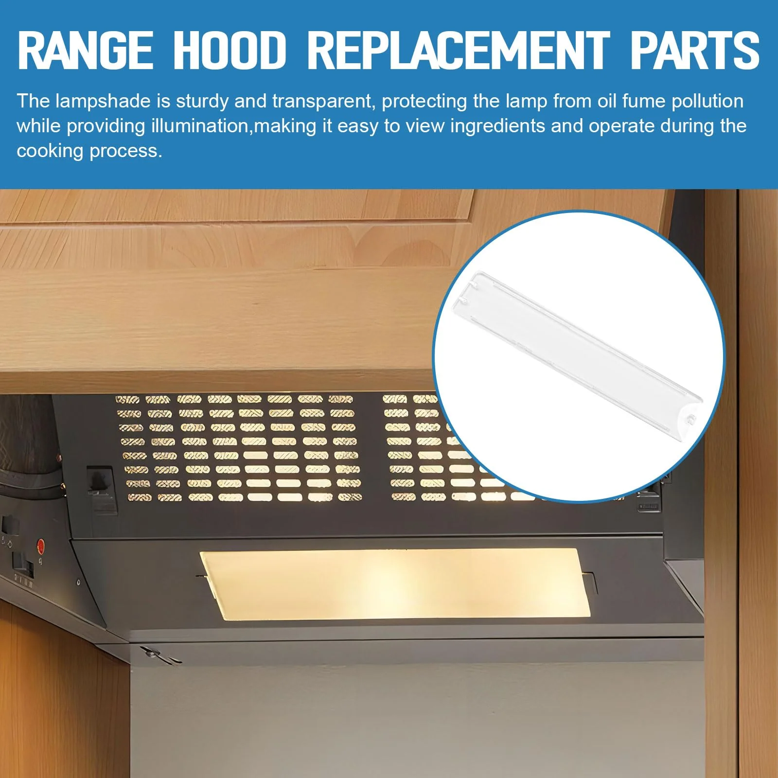 SB03294757 Range Hood Light Lens Cover Replacement for Broan Range Hood Parts RME50000 PM250 - Image 5