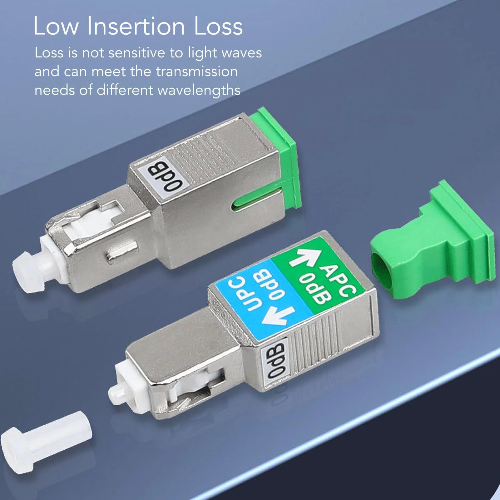 SC Female to SC UPC Male Adapter Singlemode 1200 Nm to 1600 Nm Fibre Optic Adapter SC to SC UPC - Image 2